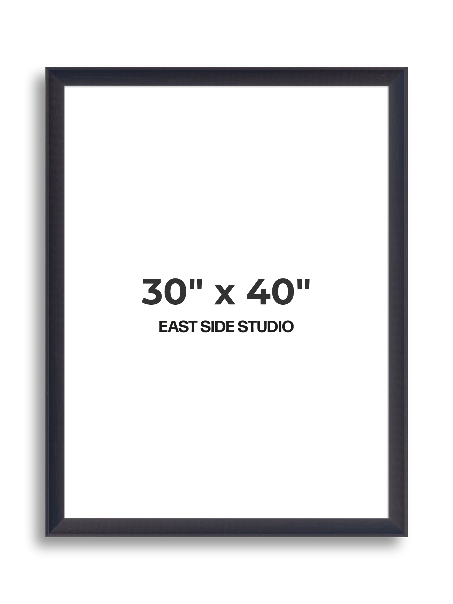 Black Stain 30" x 40" picture frame