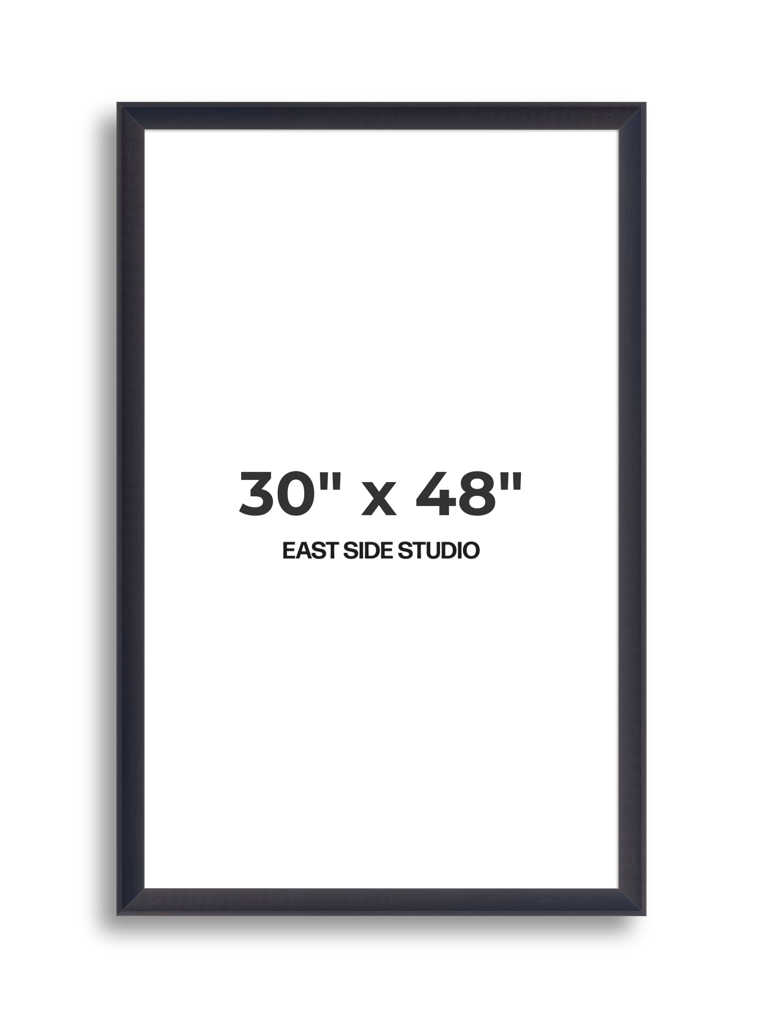 Black Stain 30" x 48" picture frame