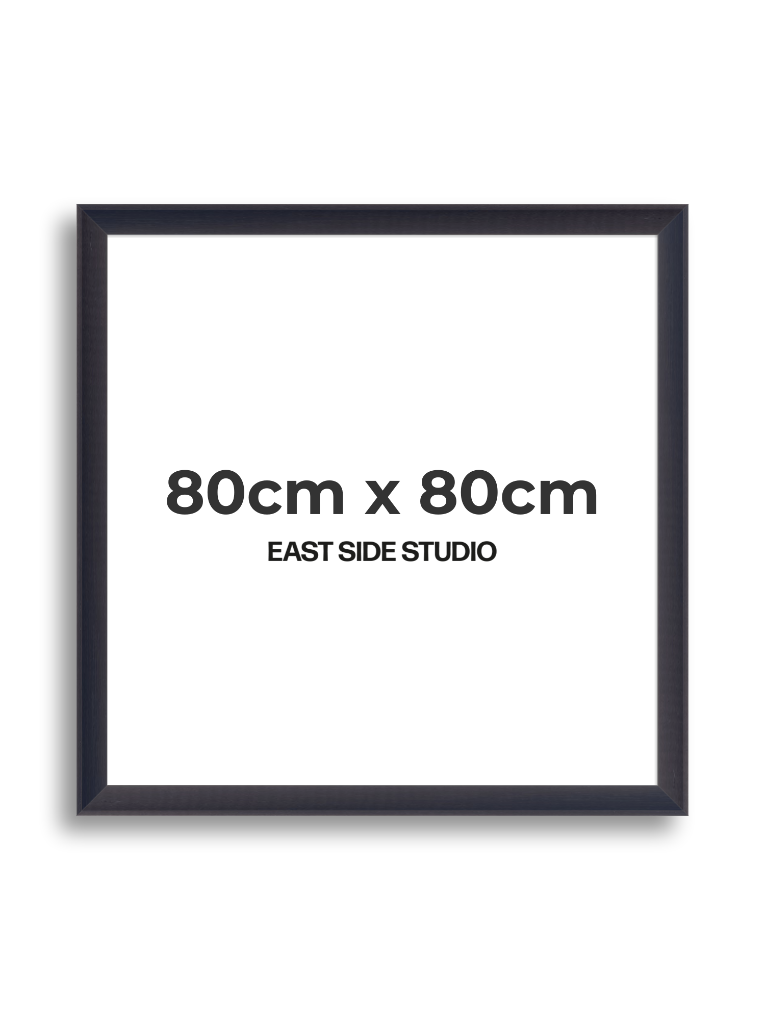 Black Stain 80cm x 80cm picture frame