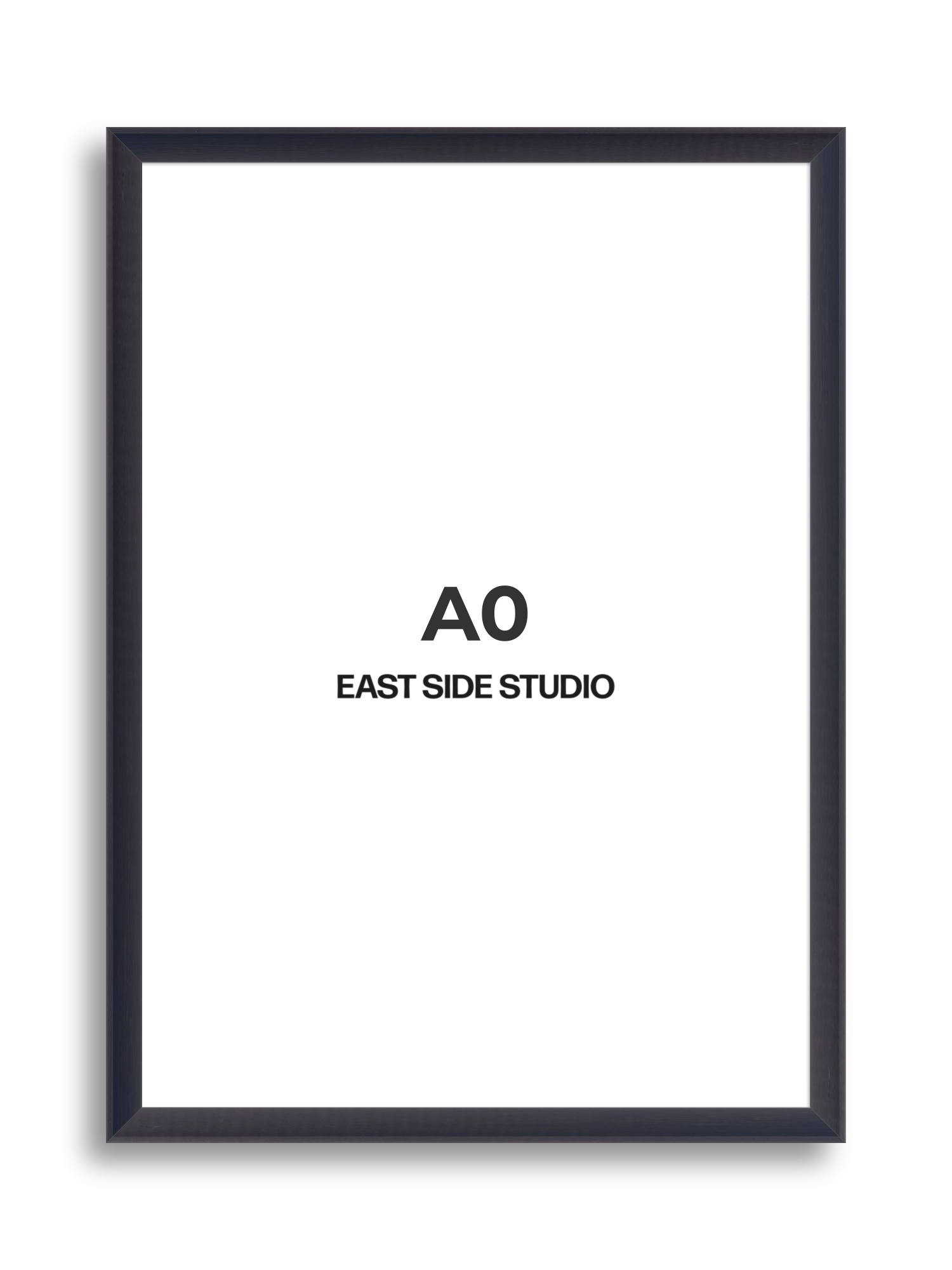 Black Stain A0 picture frame