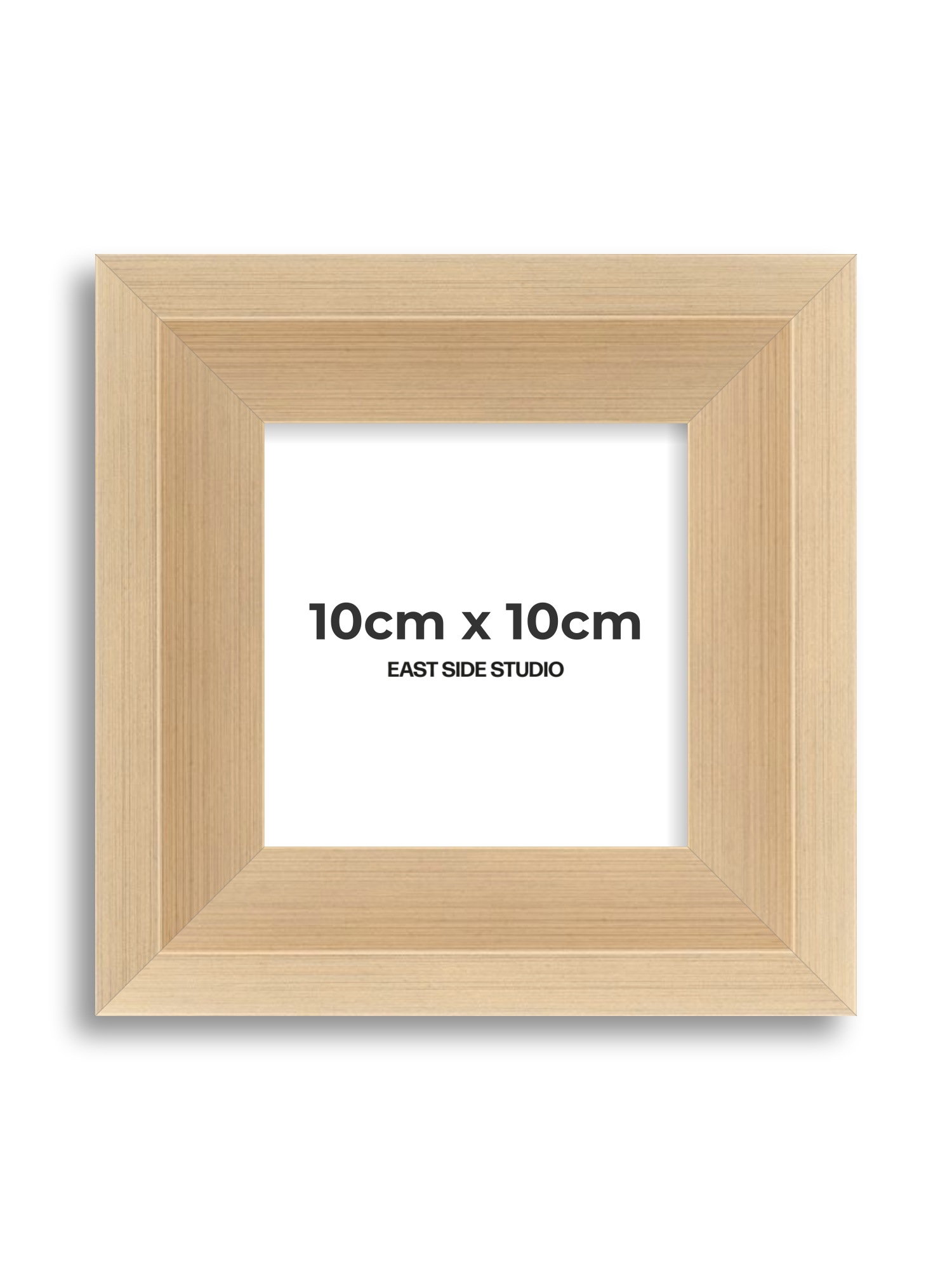 Champagne 10cm x 10cm picture frame