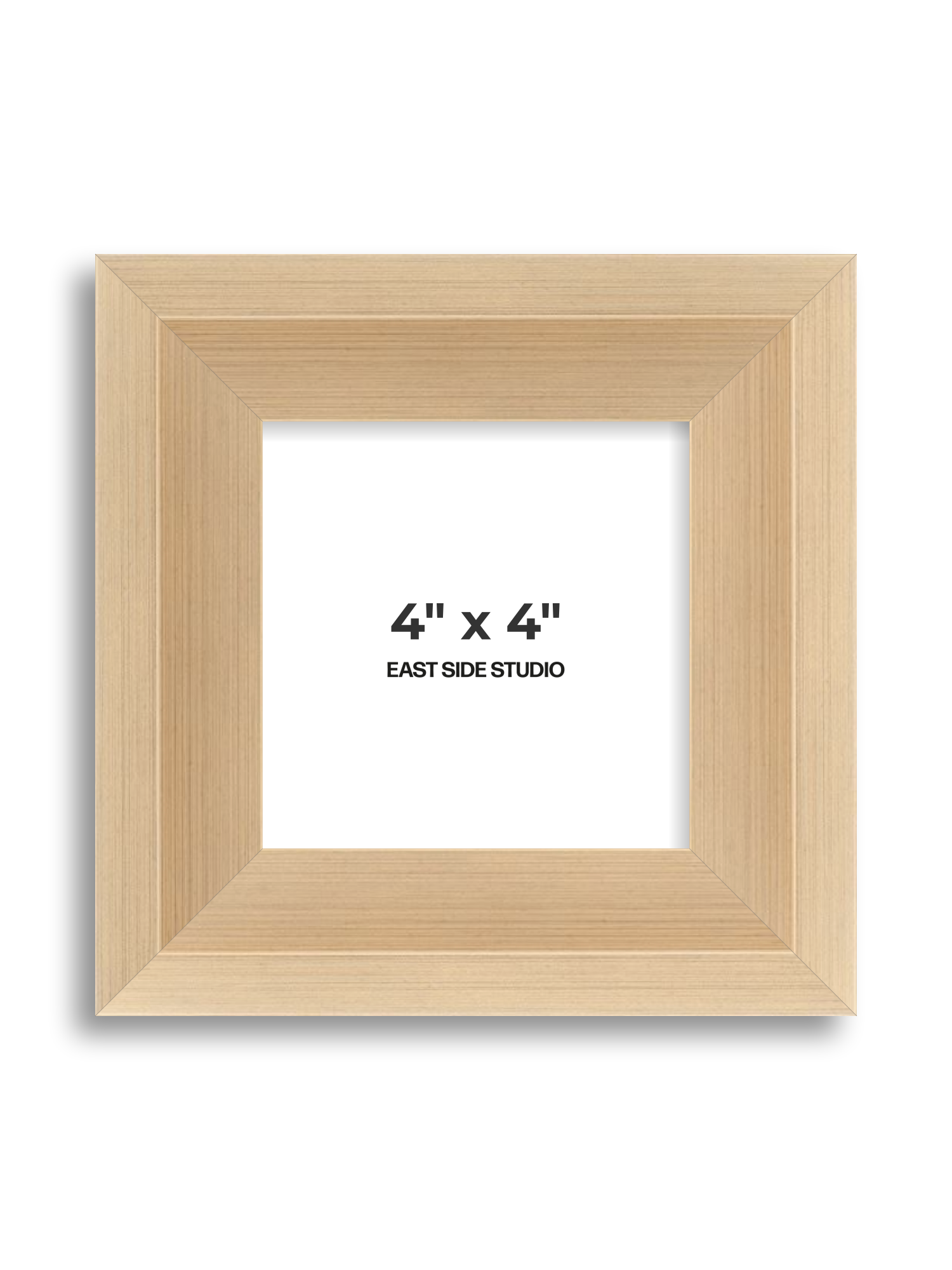 Champagne 4" x 4" picture frame