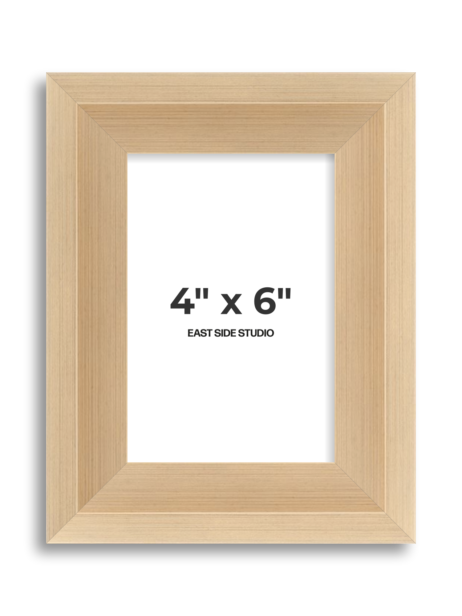 Champagne 4" x 6" picture frame