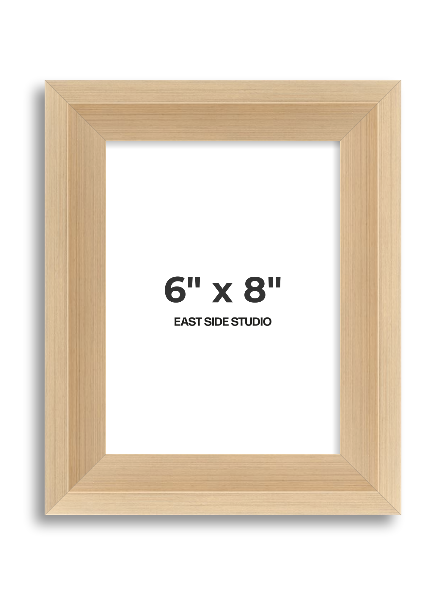 Champagne 6" x 8" picture frame