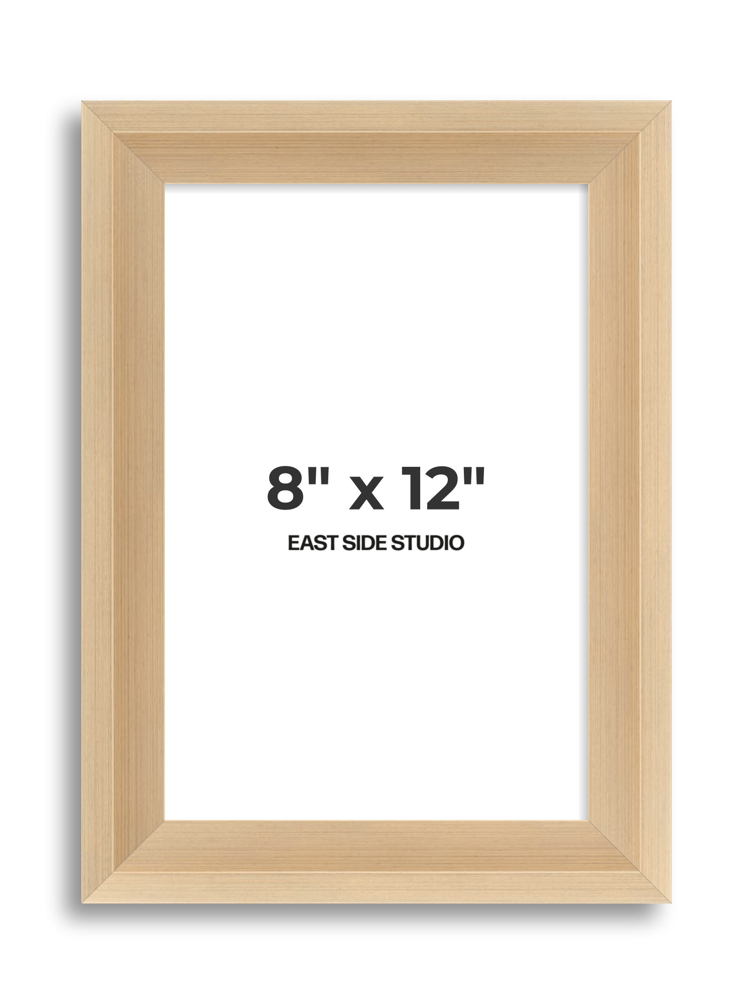 Champagne 8" x 12" picture frame