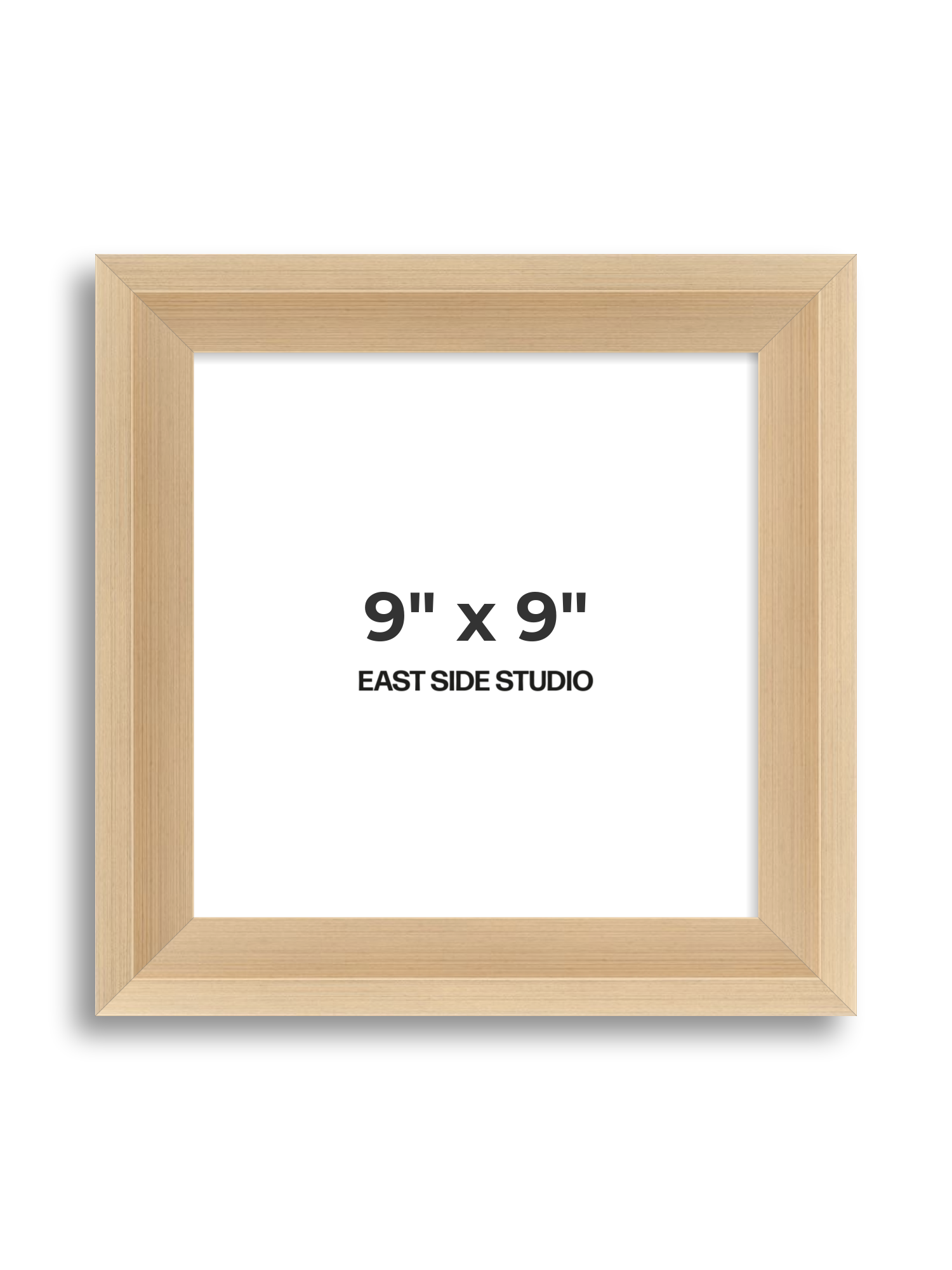Champagne 9" x 9" picture frame