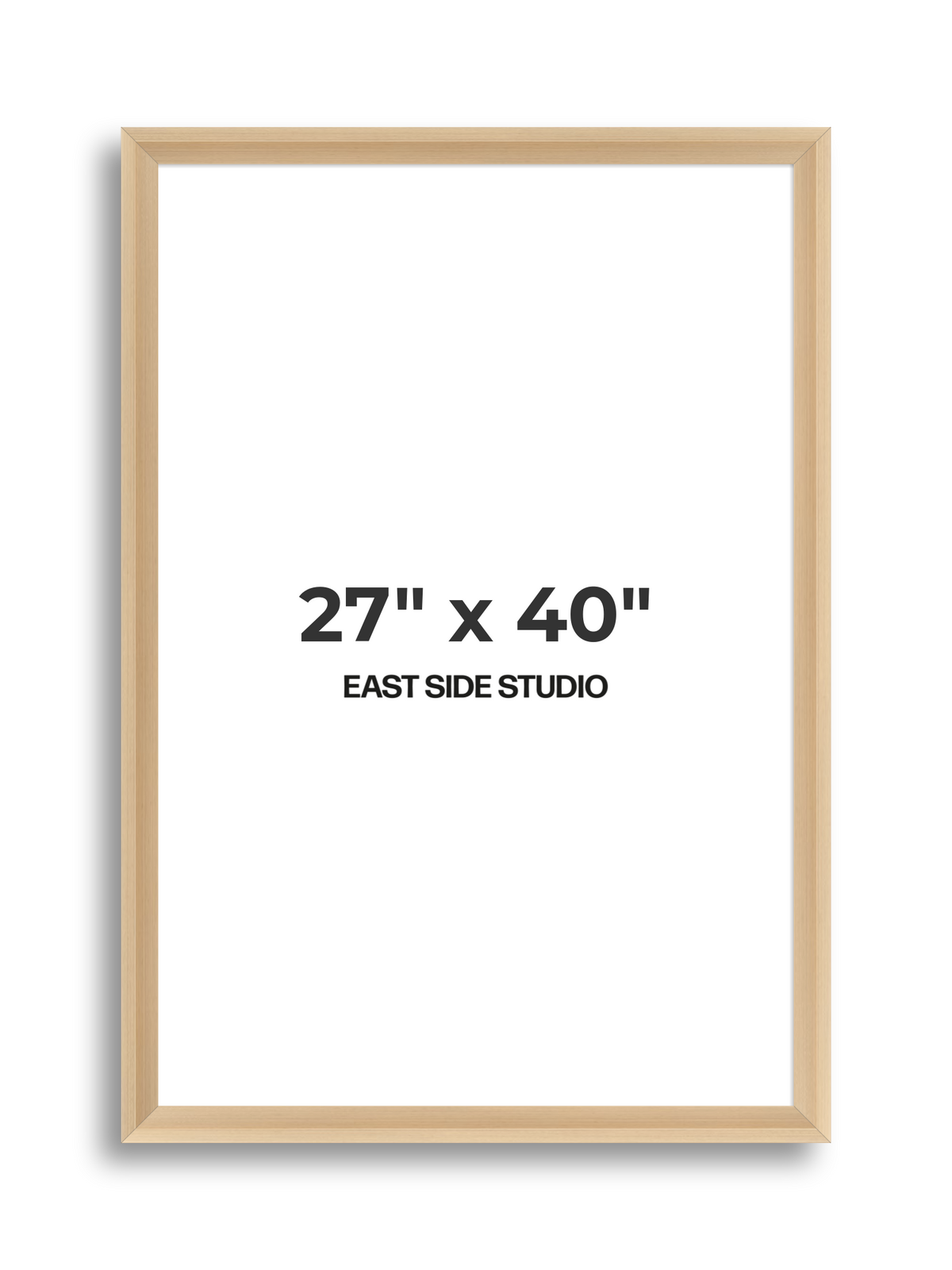 Champagne Gold 27" x 40" picture frame