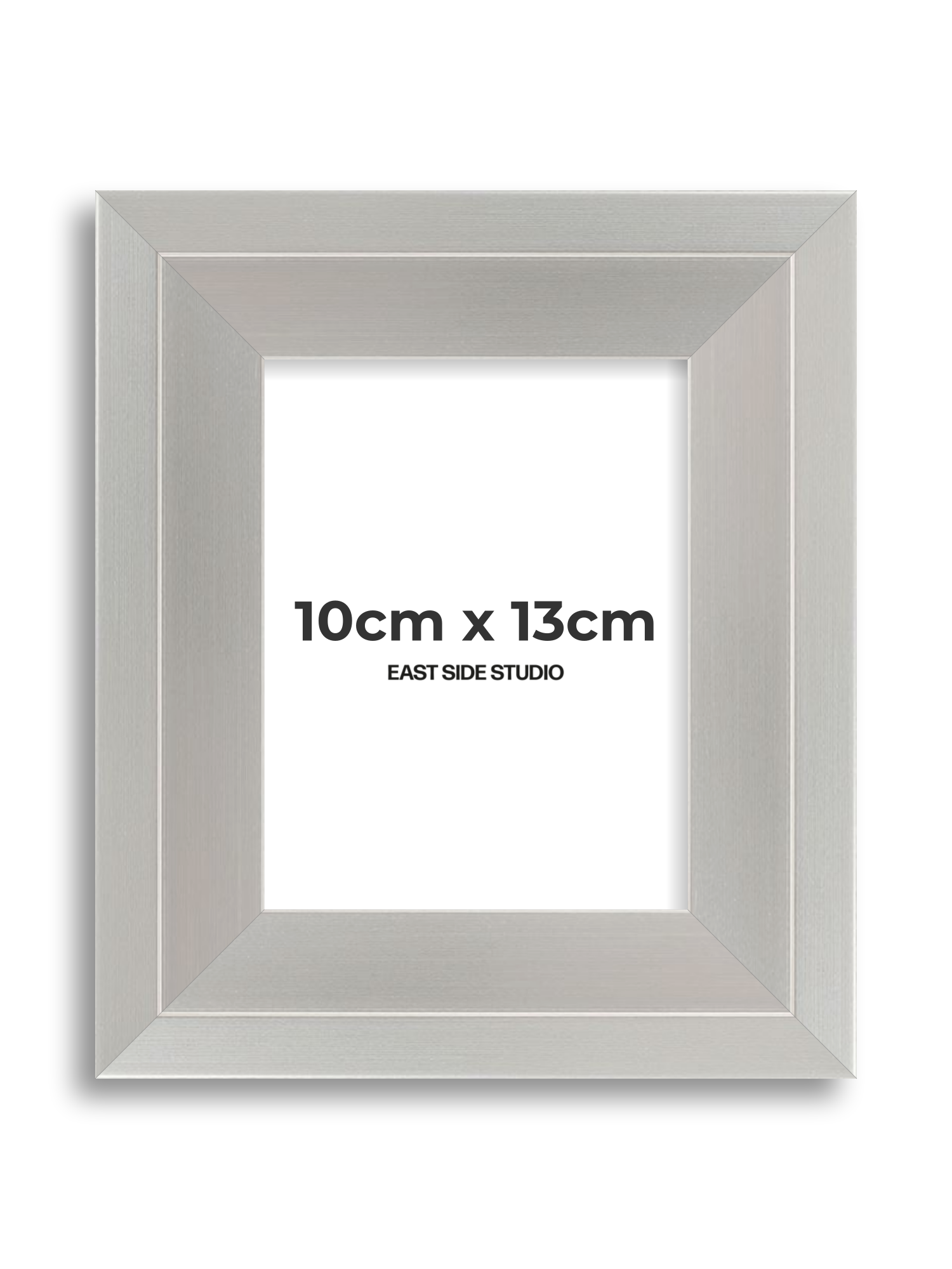 Light silver 10cm x 13cm picture frame