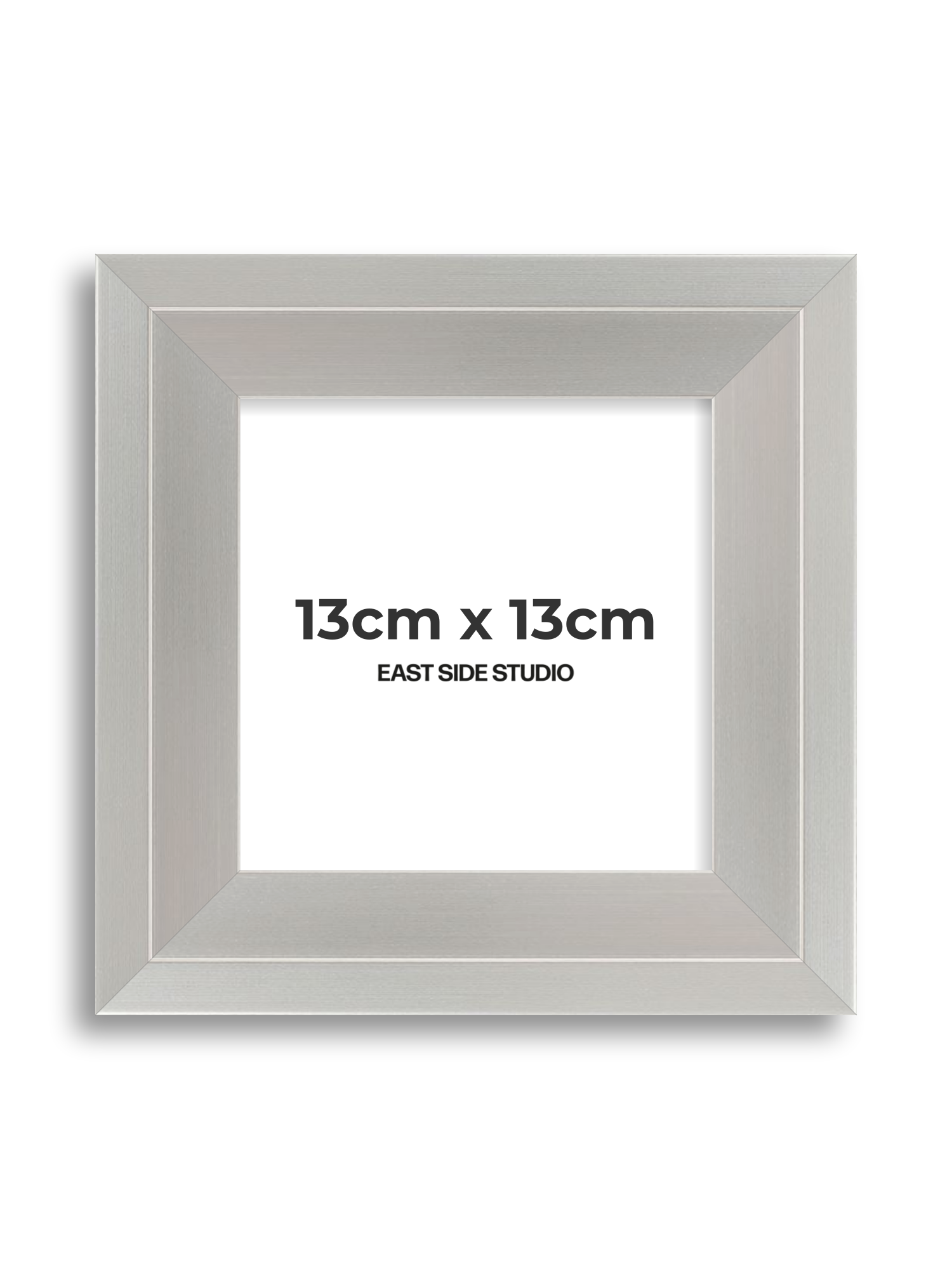 Light silver 13cm x 13cm picture frame