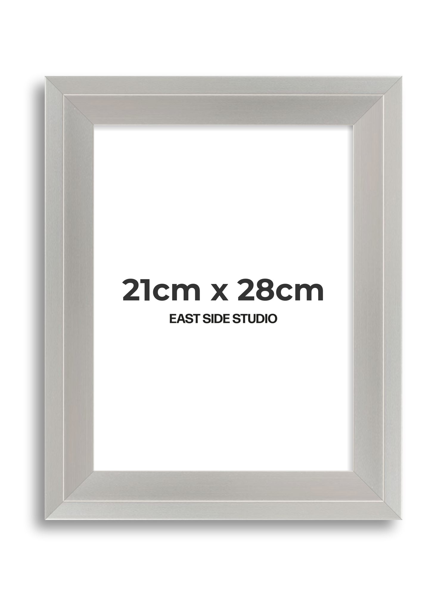 Light silver 21cm x 28cm picture frame