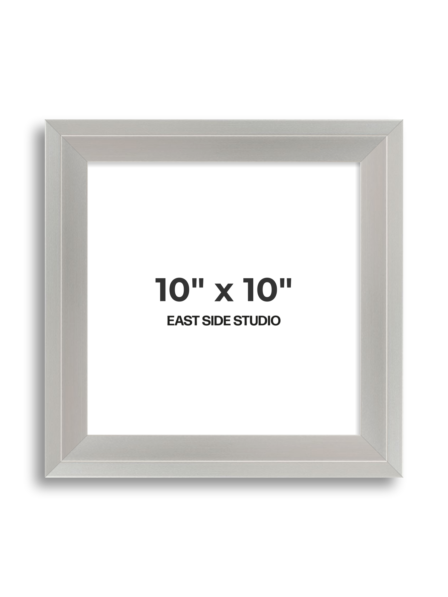 Light silver 10" x 10" picture frame