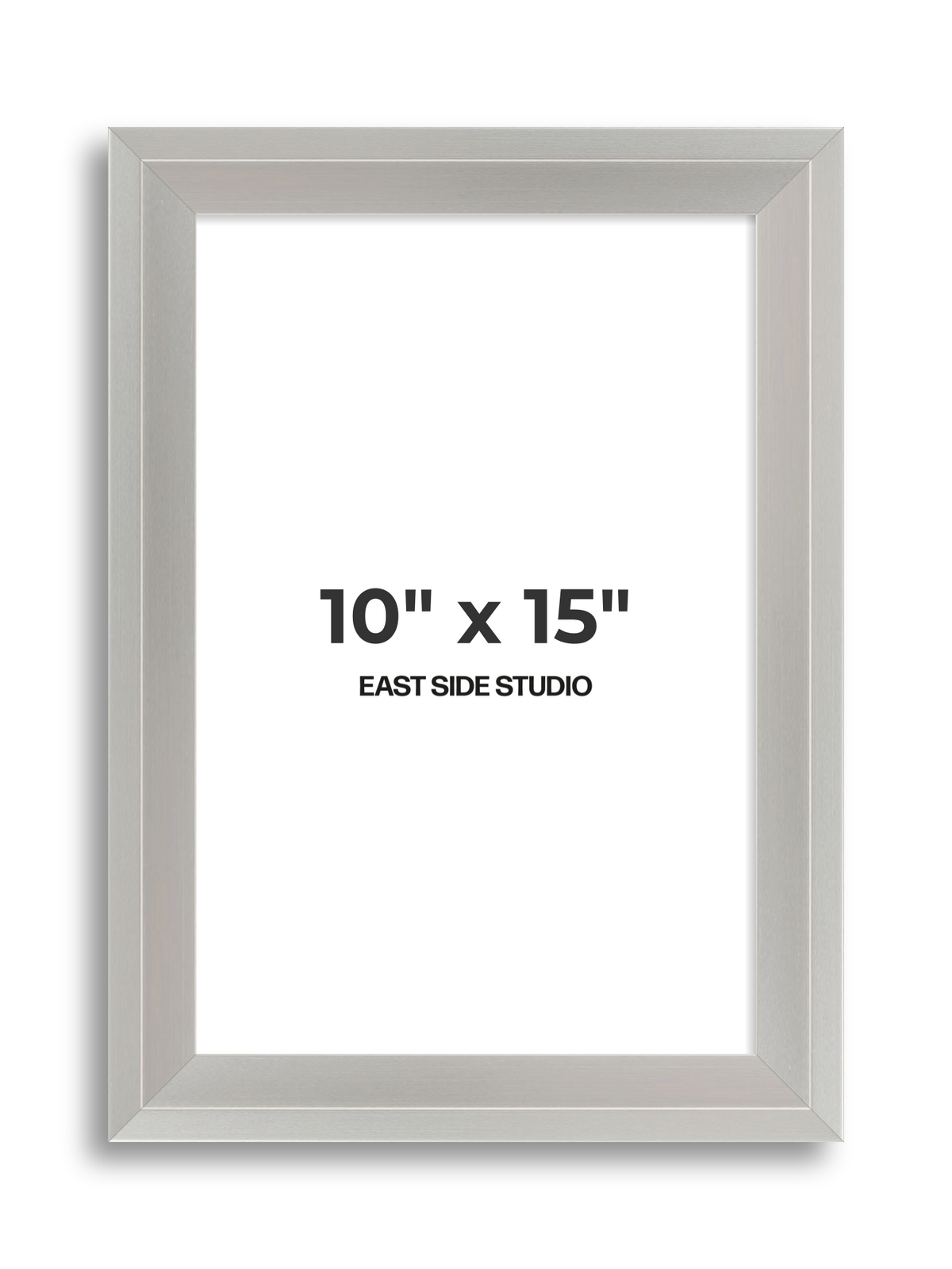 Light silver 10" x 15" picture frame