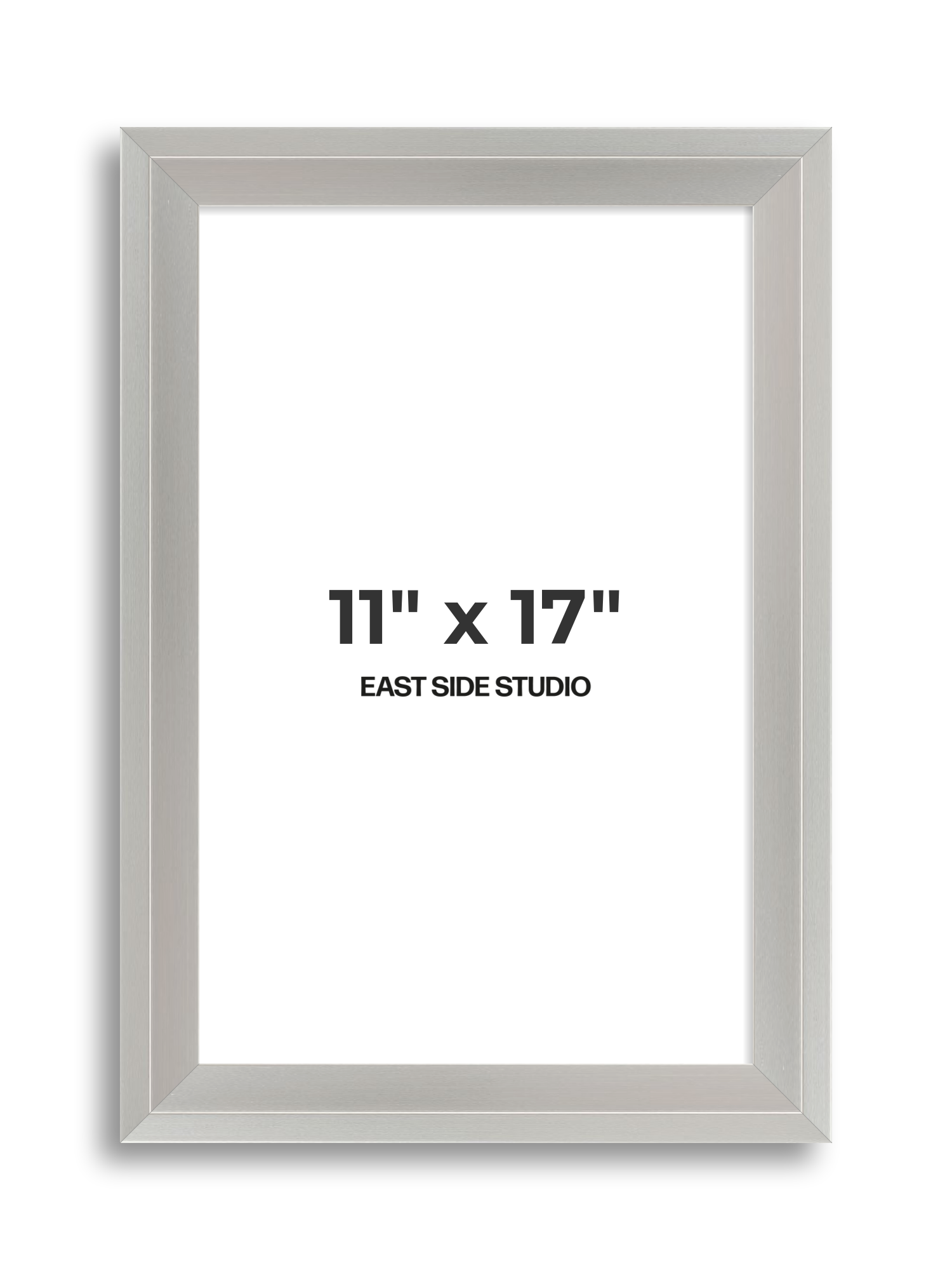 Light silver 11" x 17" picture frame