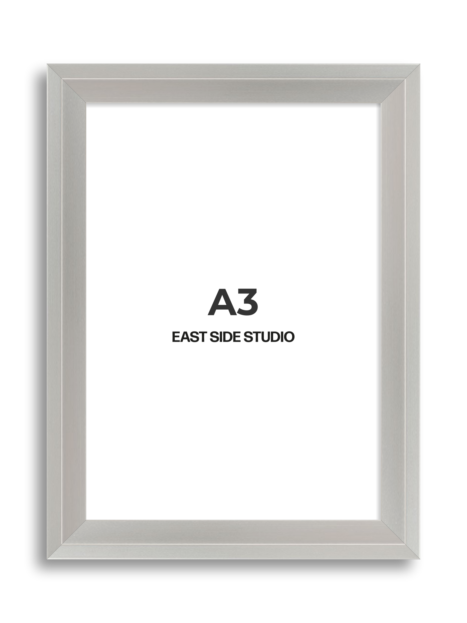 Light silver A3 picture frame