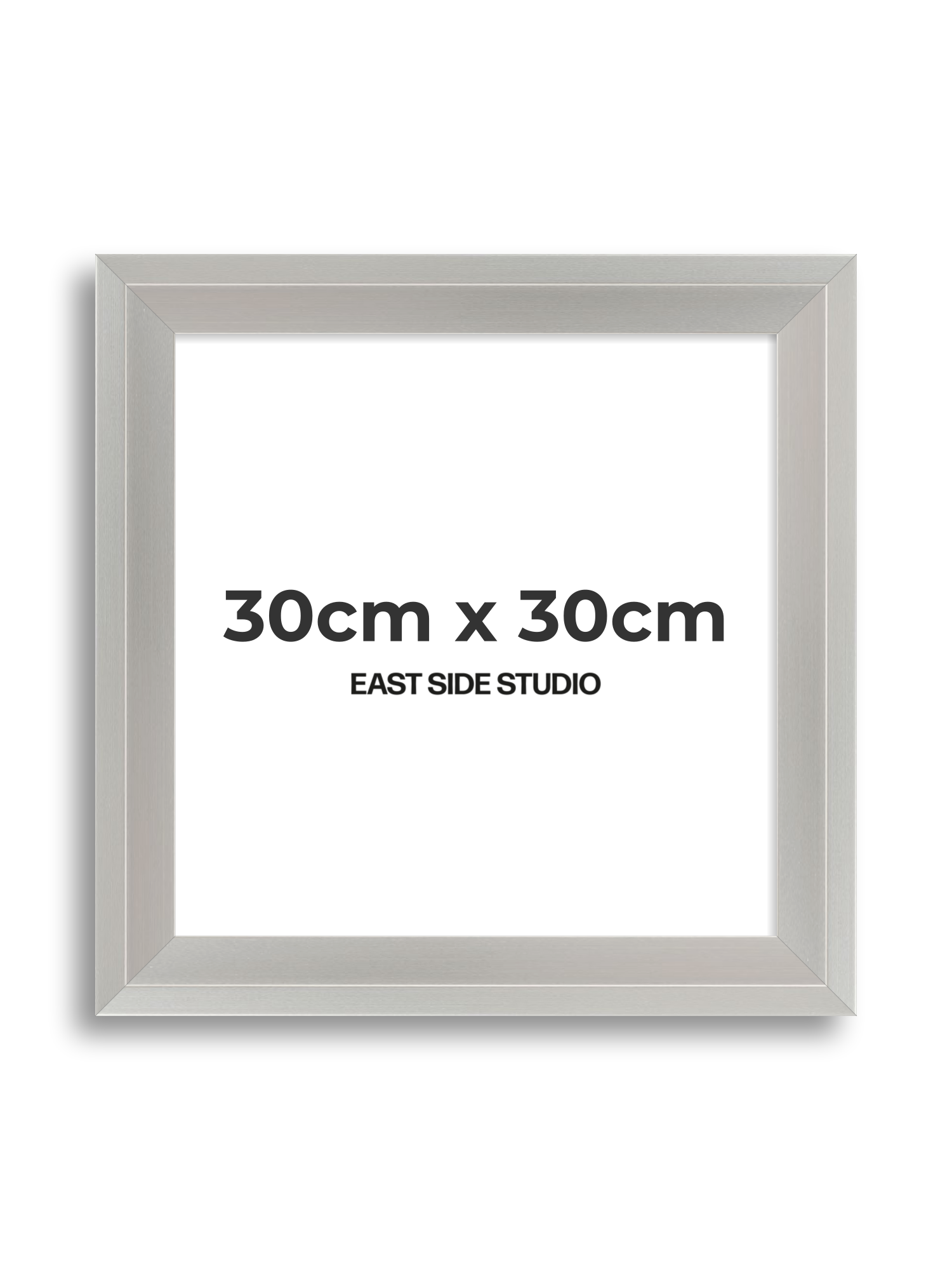 Light silver 30cm x 30cm picture frame