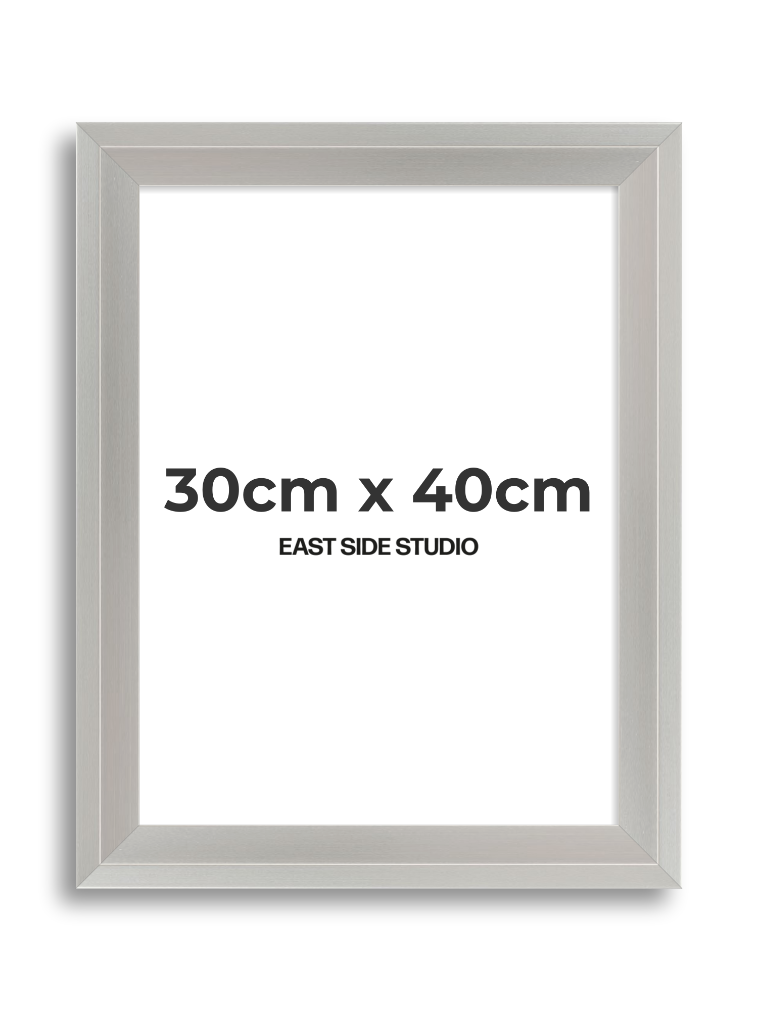 Light silver 30cm x 40cm picture frame