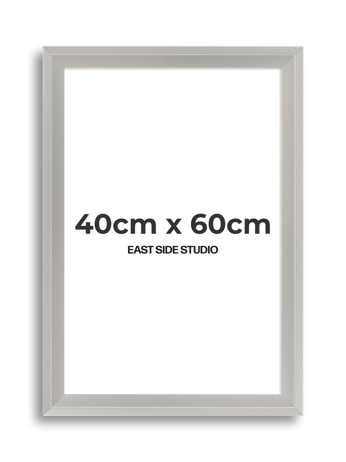 Light silver 40cm x 60cm picture frame
