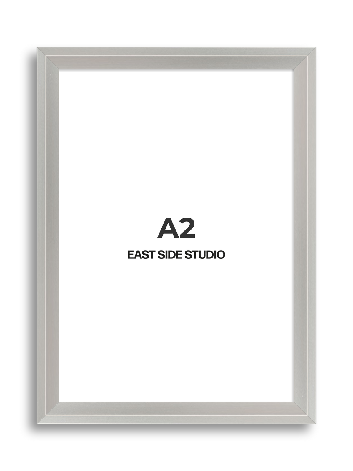 Light silver A2 picture frame