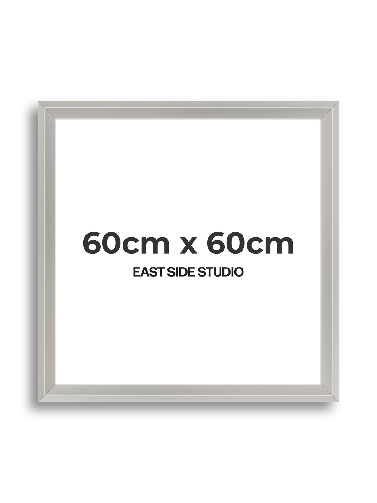 Light silver 60cm x 60cm picture frame