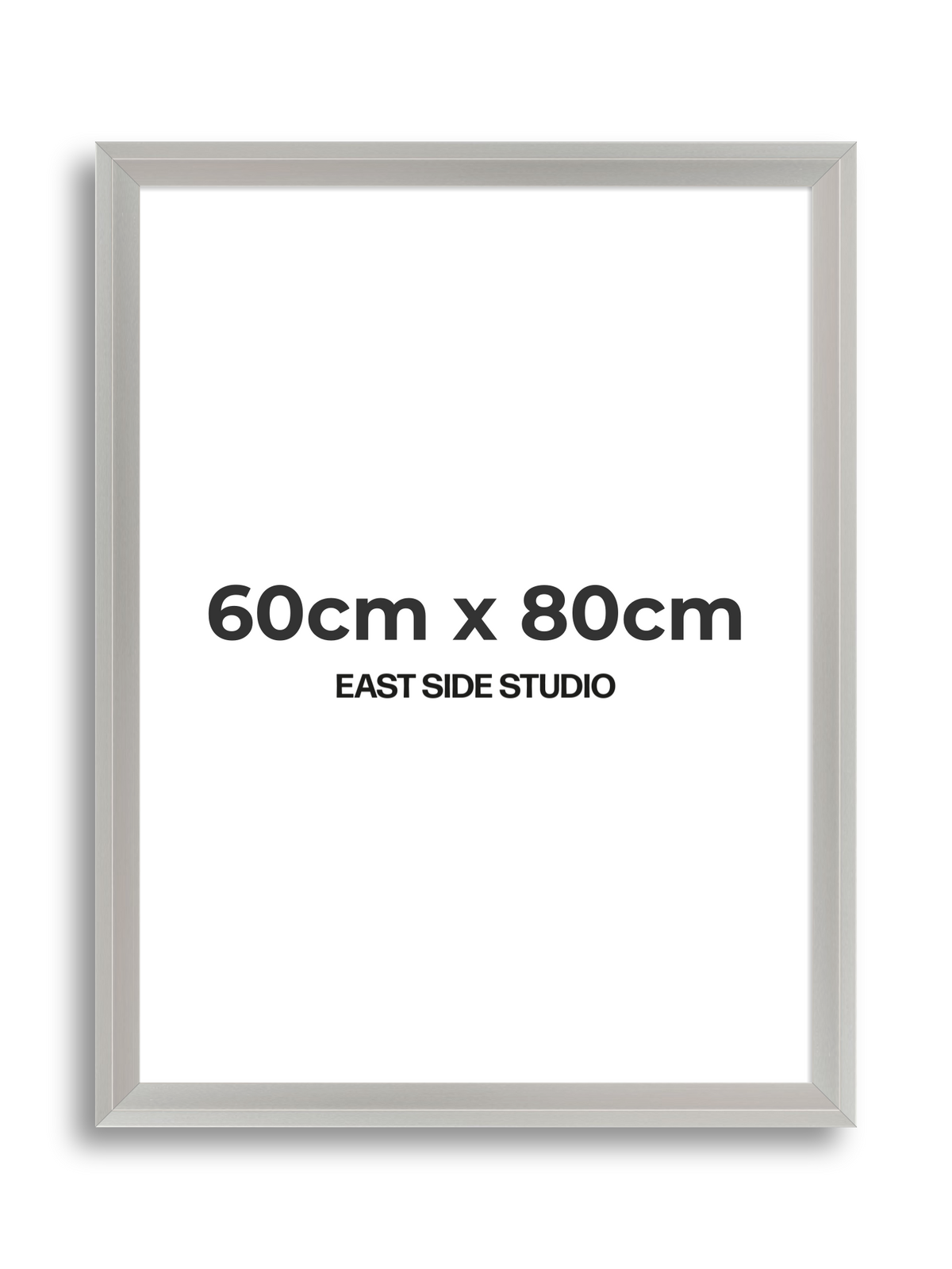 Light silver 60cm x 80cm picture frame