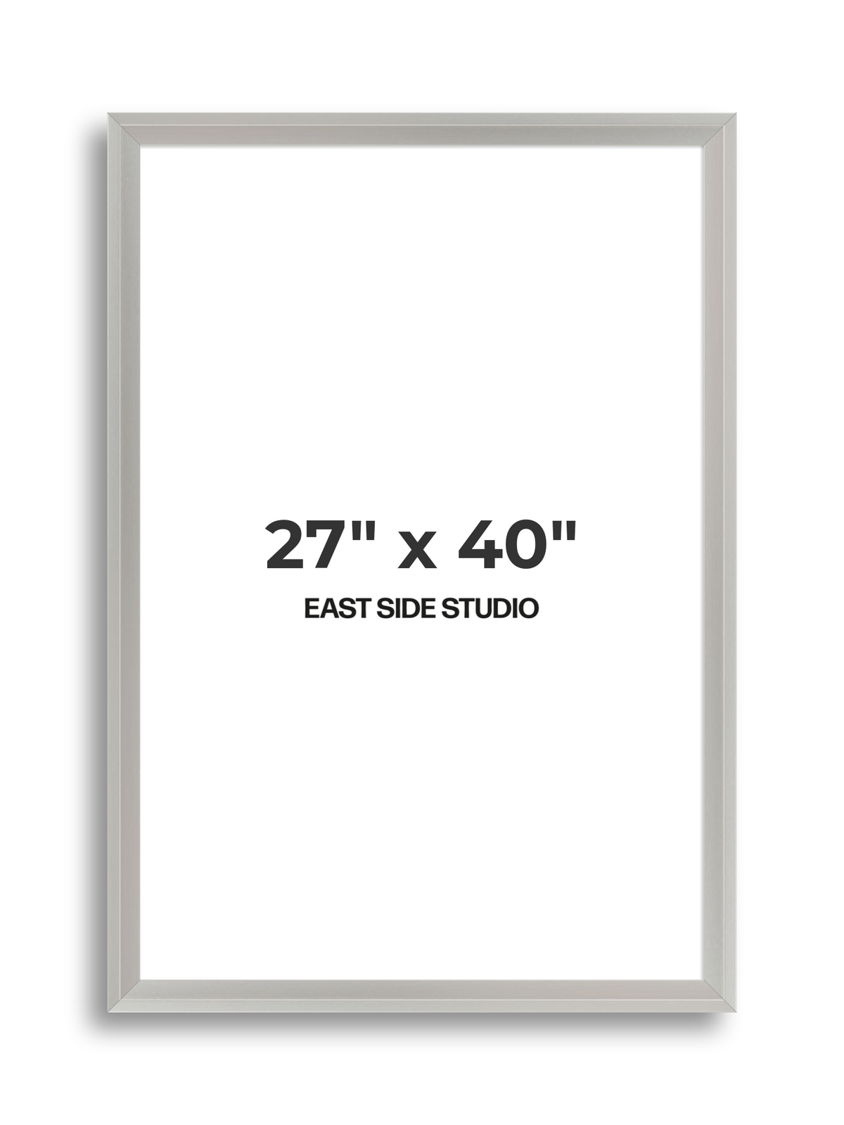 Light silver 27" x 40" picture frame