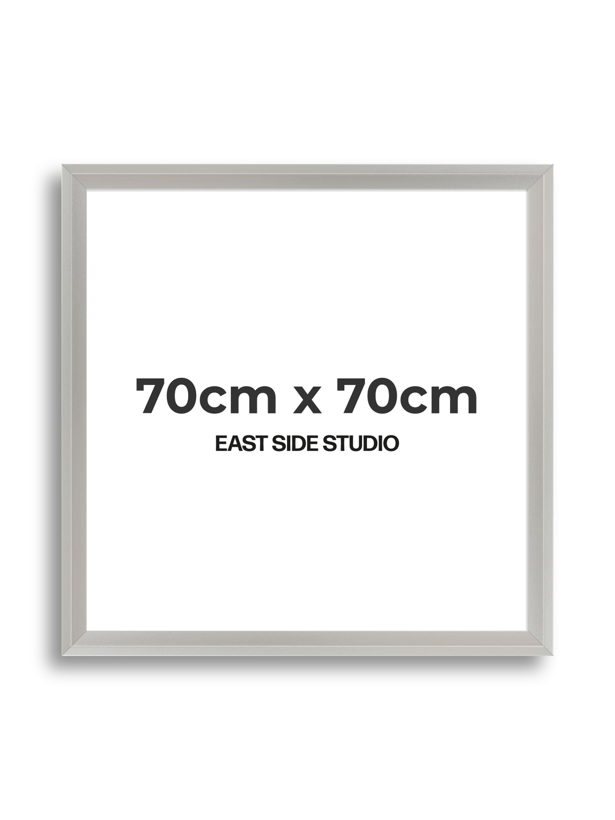 Light silver 70cm x 70cm picture frame
