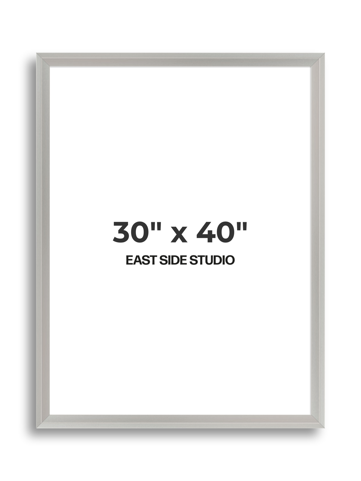 Light silver 30" x 40" picture frame