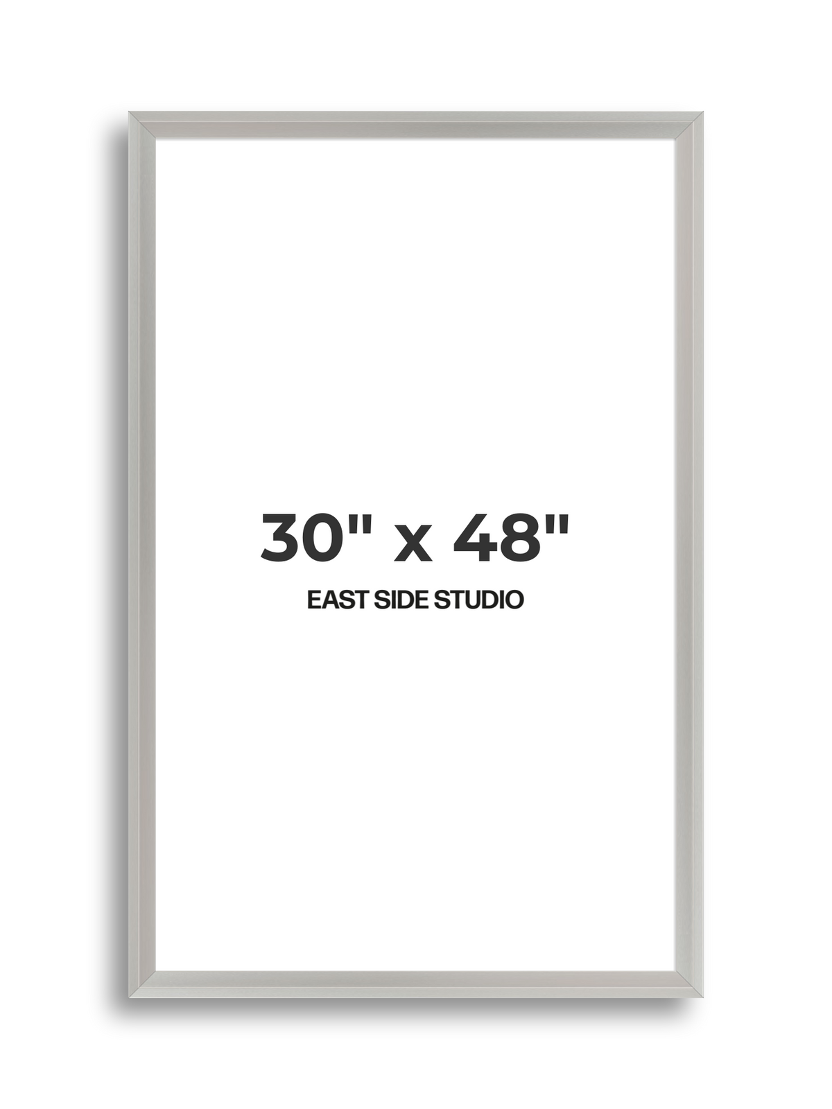 Light silver 30" x 48" picture frame