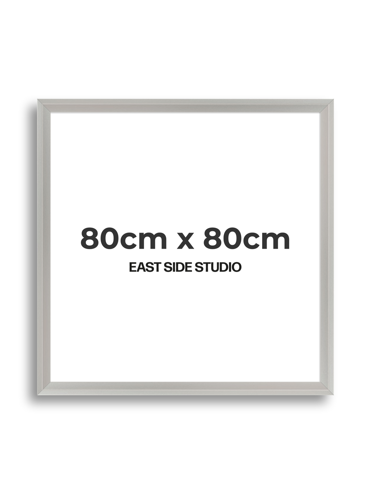 Light silver 80cm x 80cm picture frame