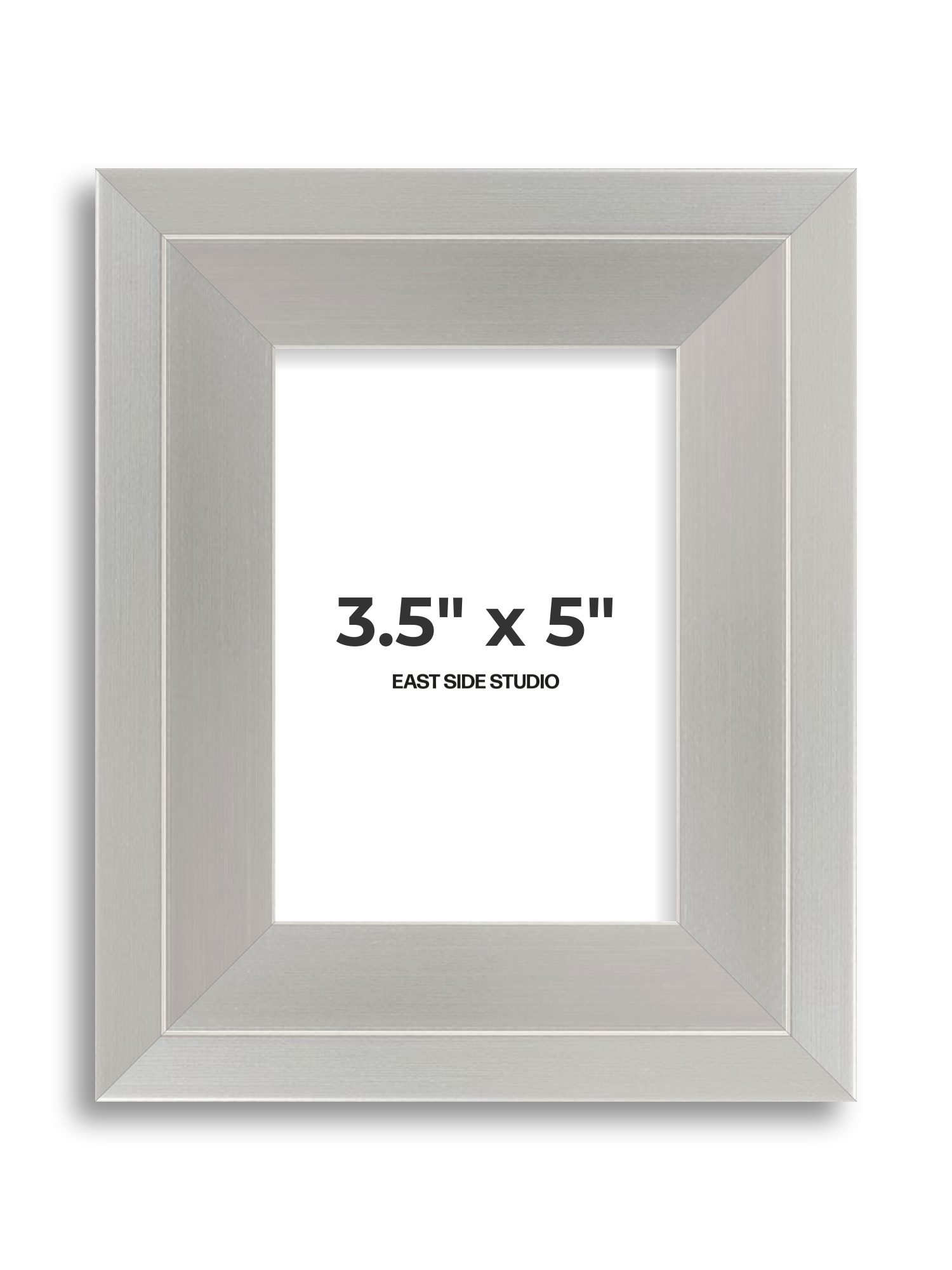 Light silver 3.5" x 5" picture frame