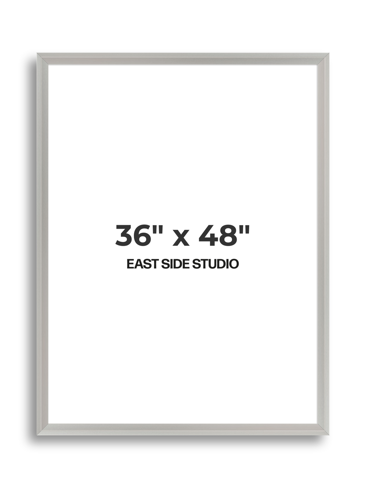 Light silver 36" x 48" picture frame