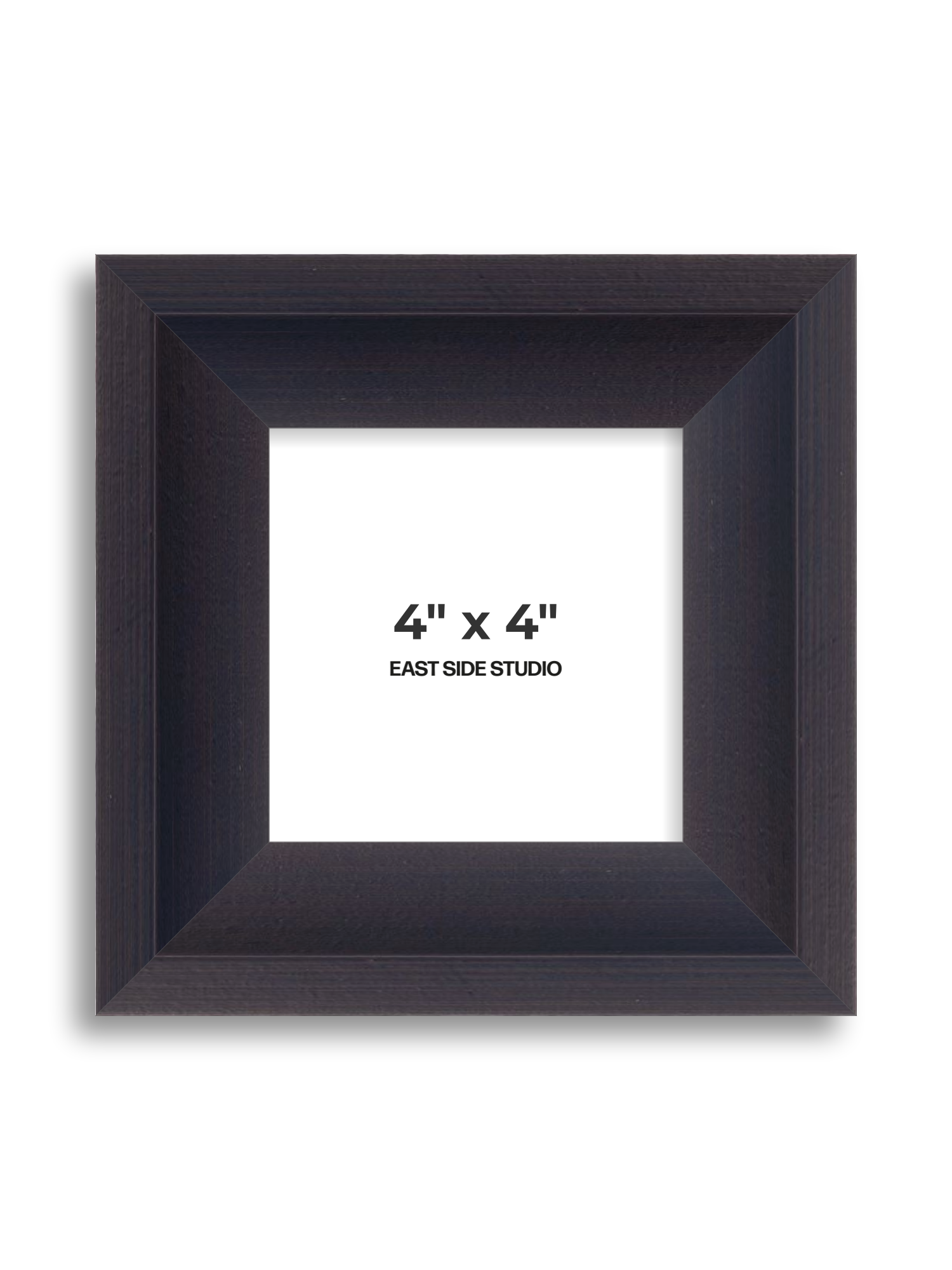 Black 4" x 4" picture frame