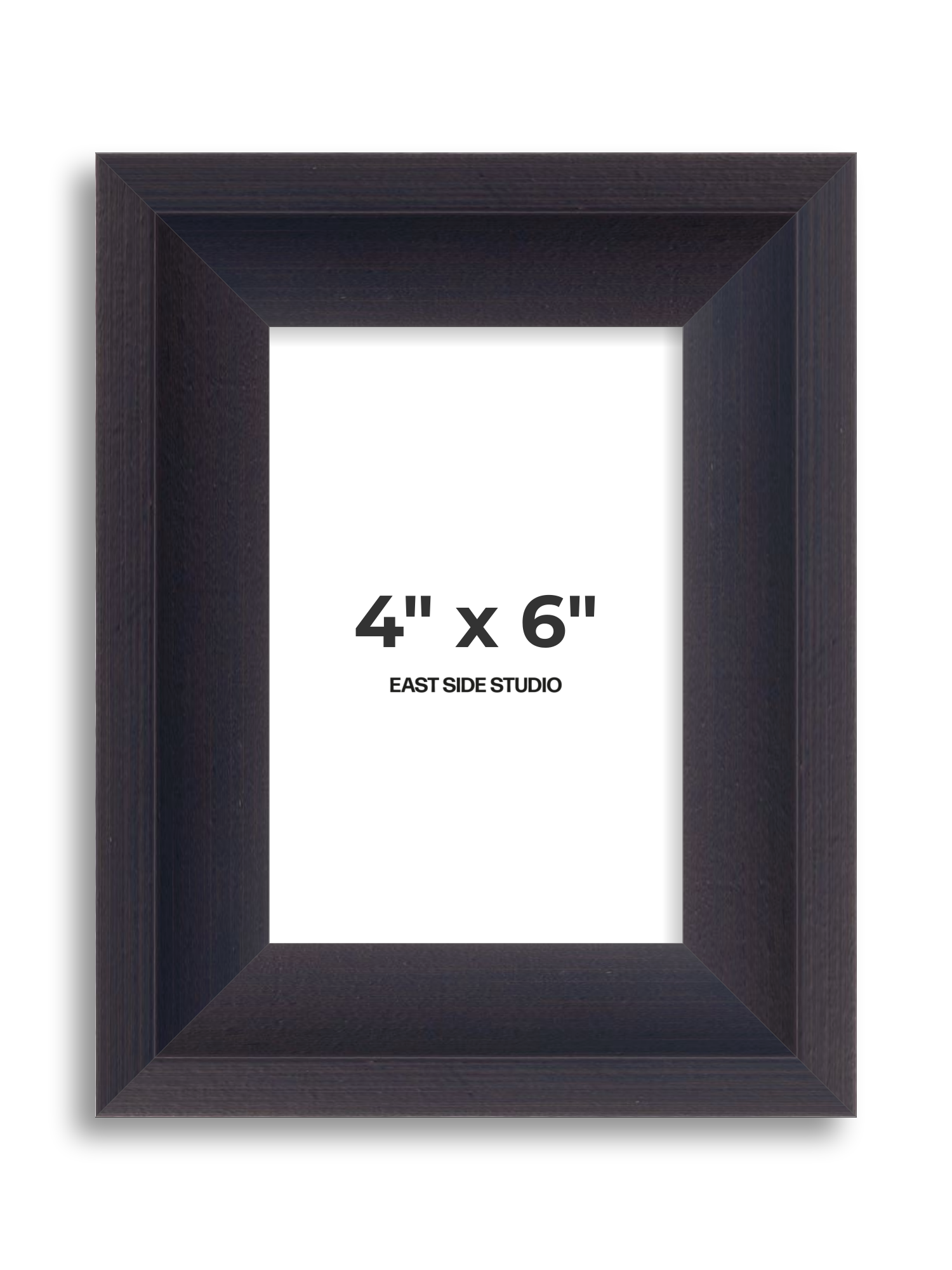 Black 4" x 6" picture frame