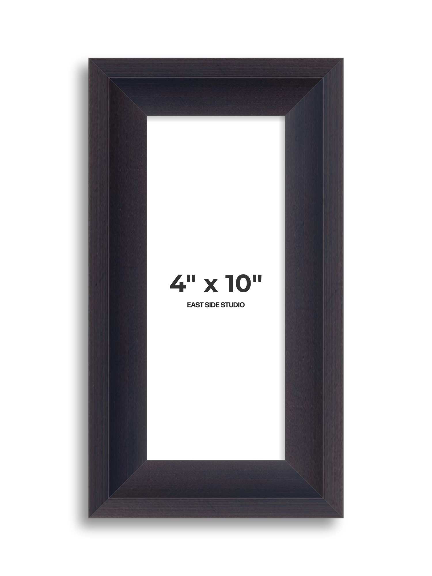 Black 4" x 10" picture frame