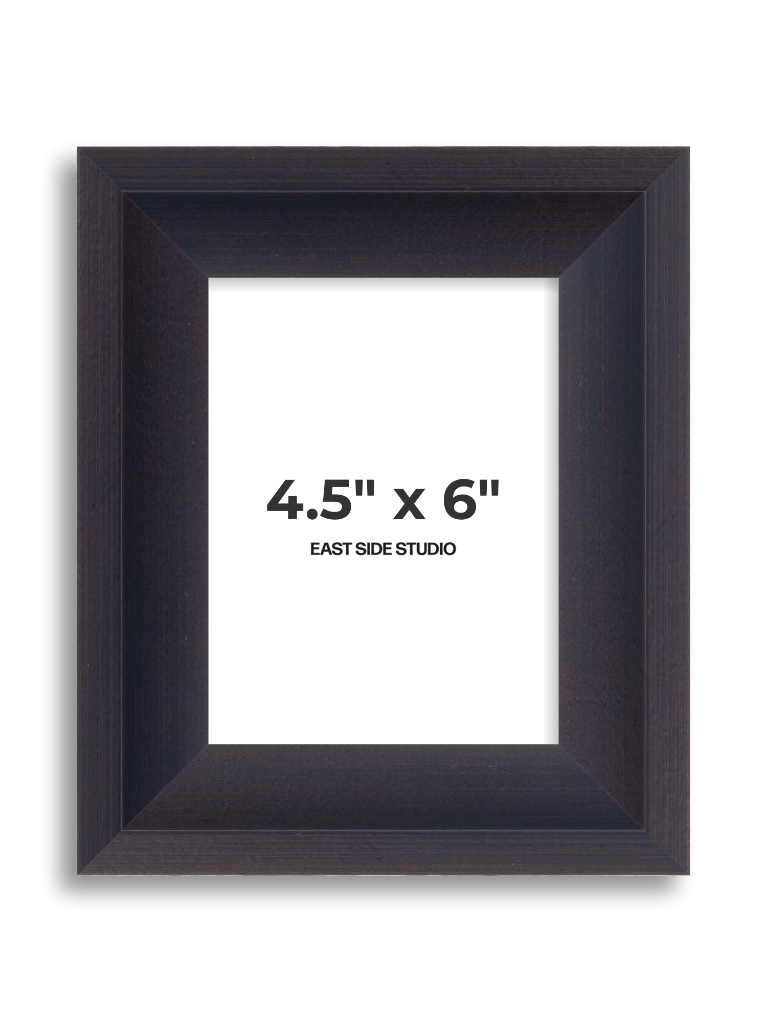 Black 4.5" x 6" picture frame