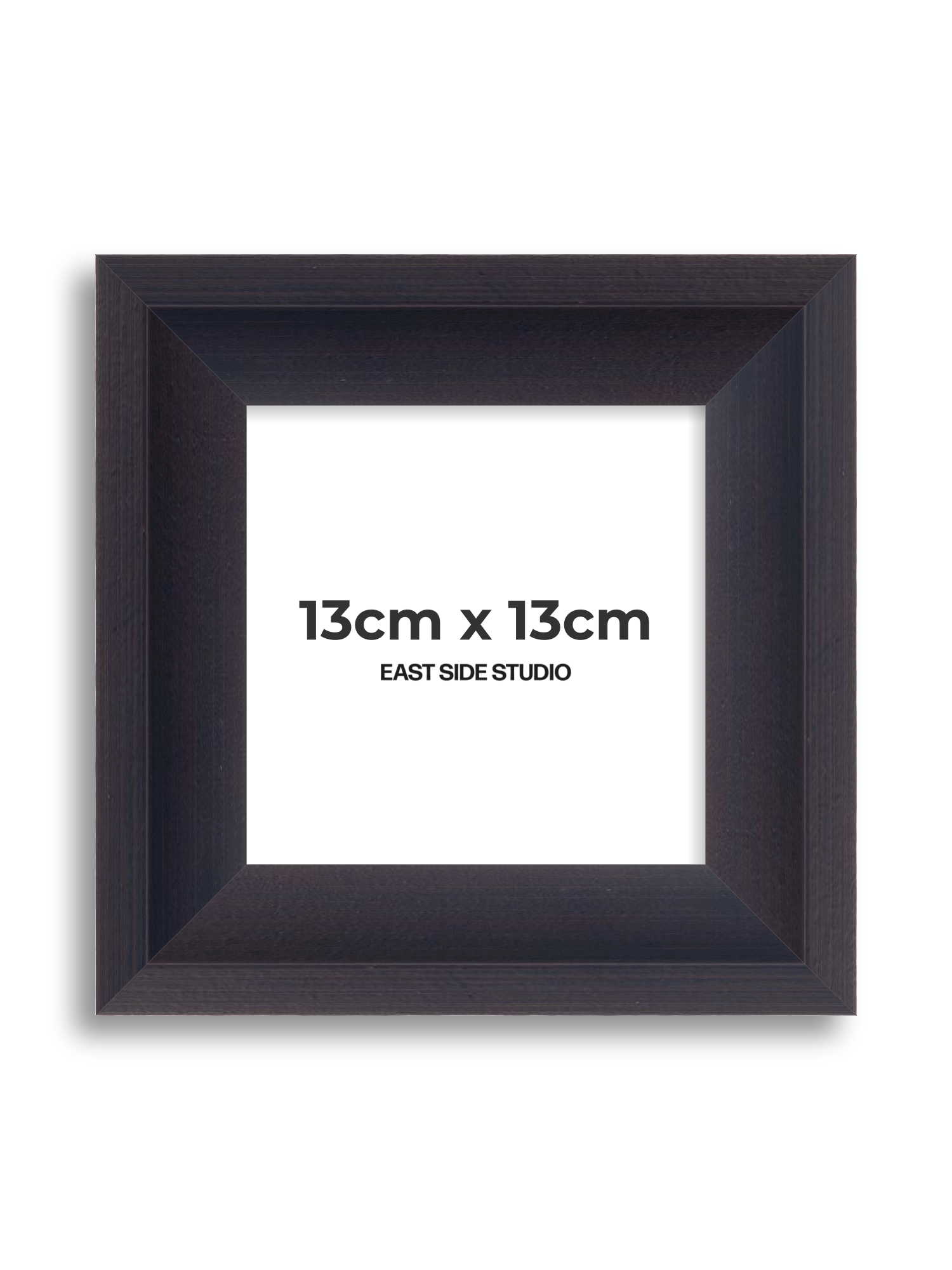 Black 13cm x 13cm picture frame