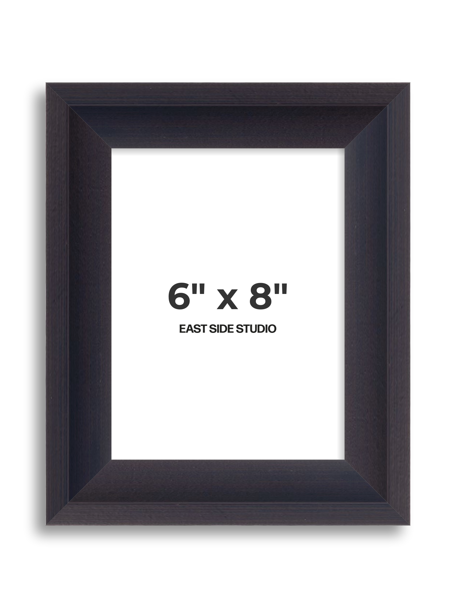 Black 6" x 8" picture frame