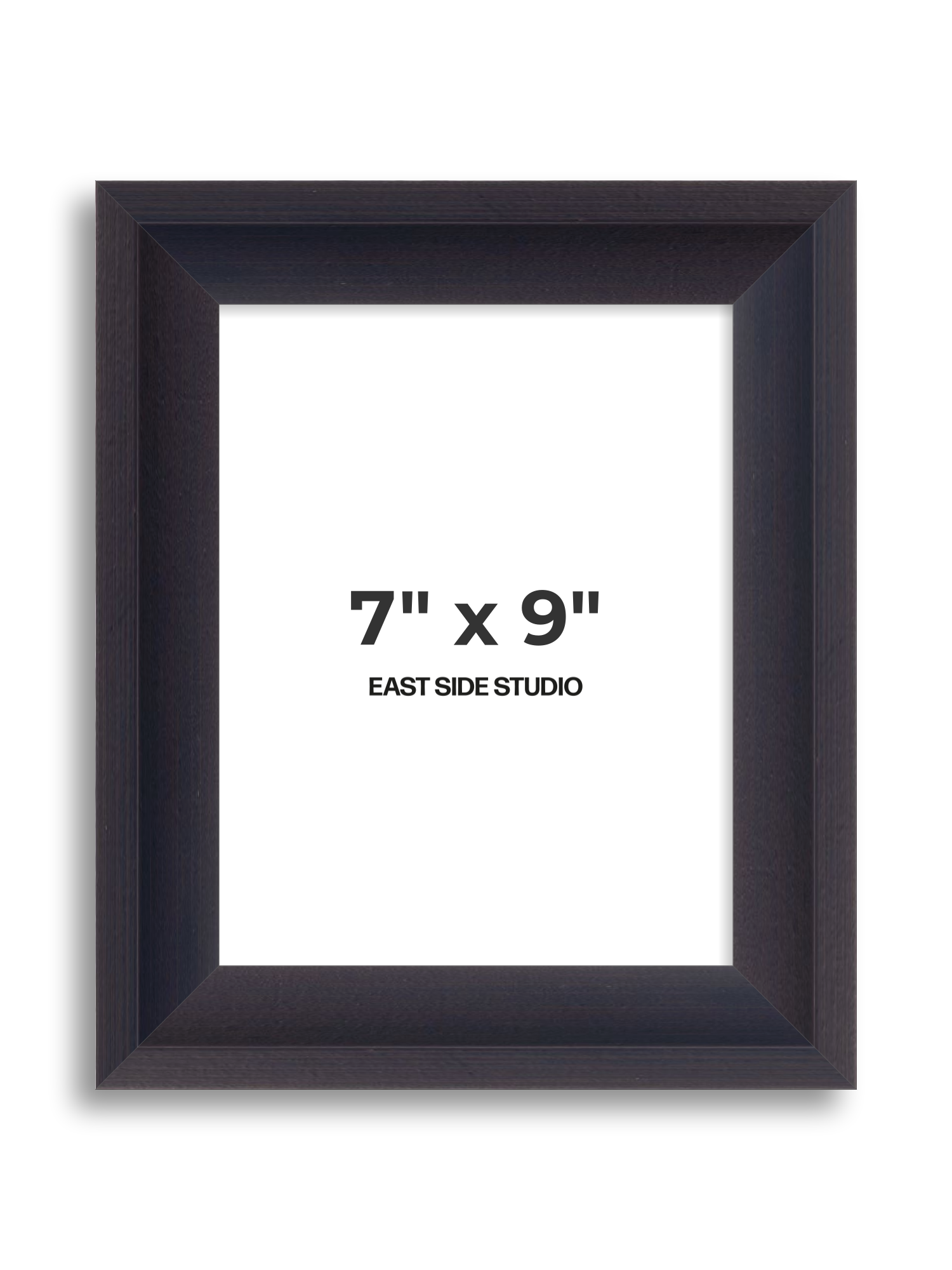 Black 7" x 9" picture frame