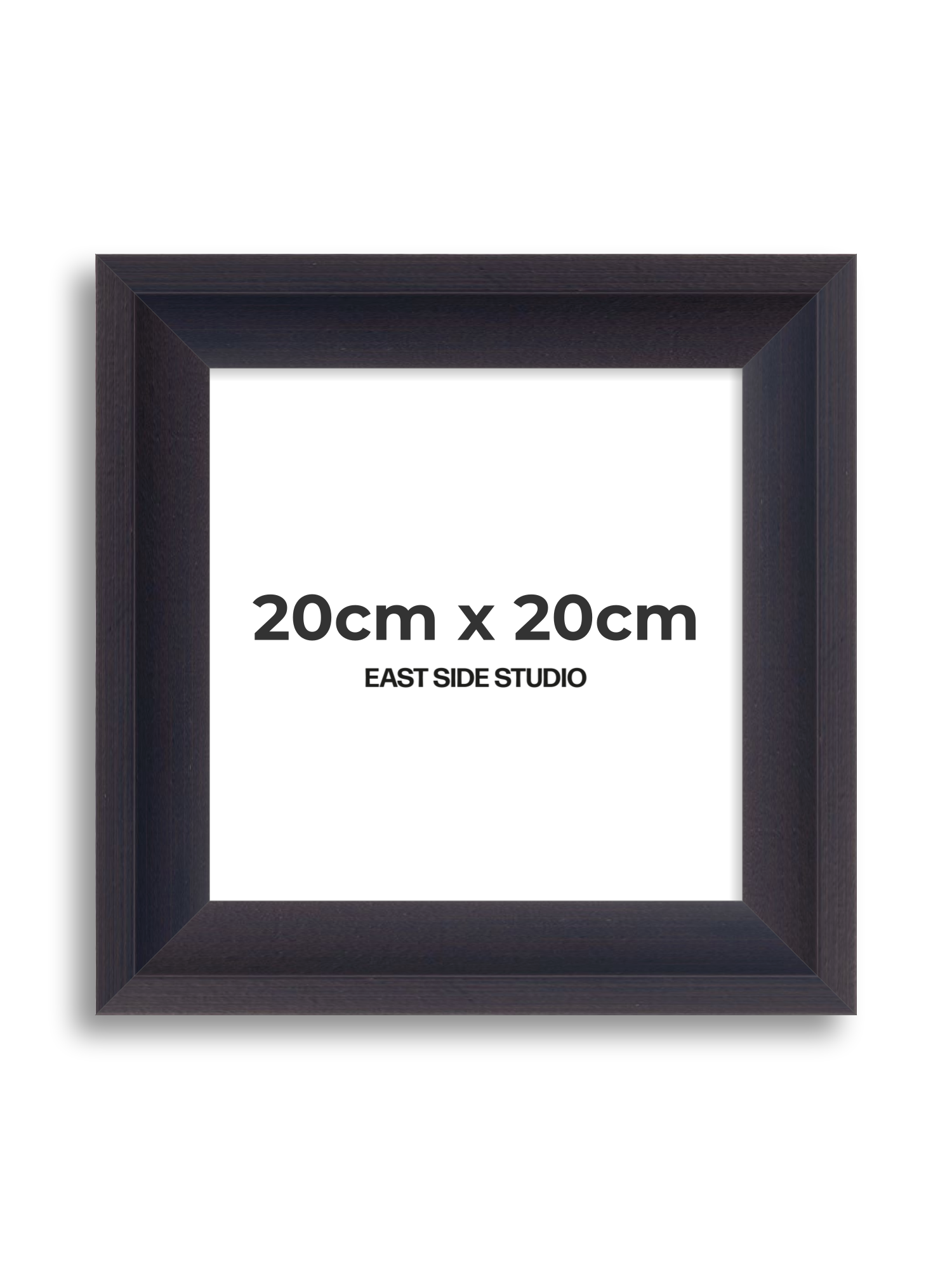 Black 20cm x 20cm picture frame