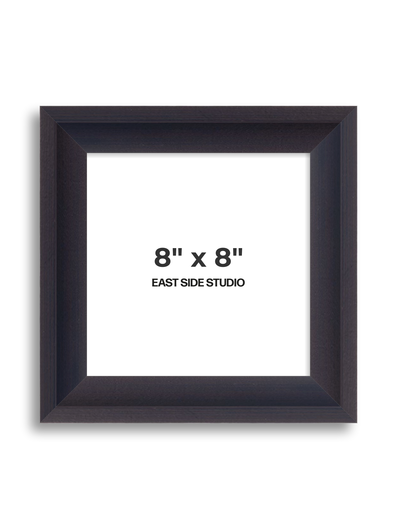 Black 8" x 8" picture frame