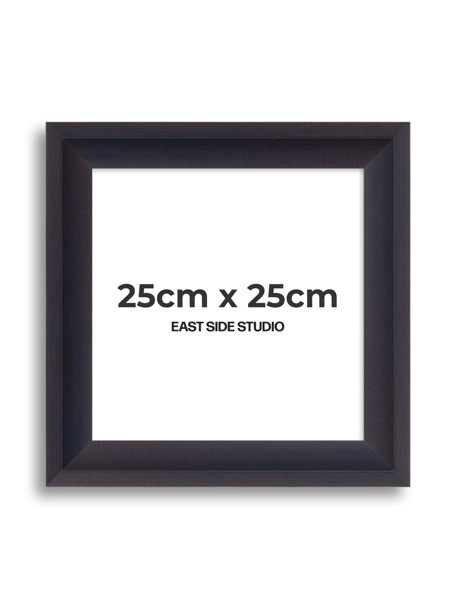Black 25cm x 25cm picture frame