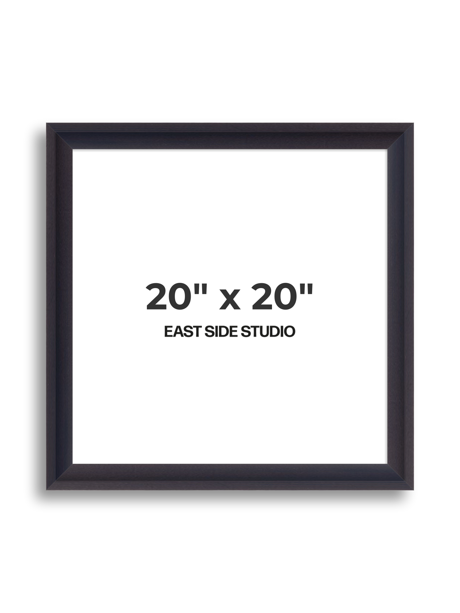 Black 20" x 20" picture frame