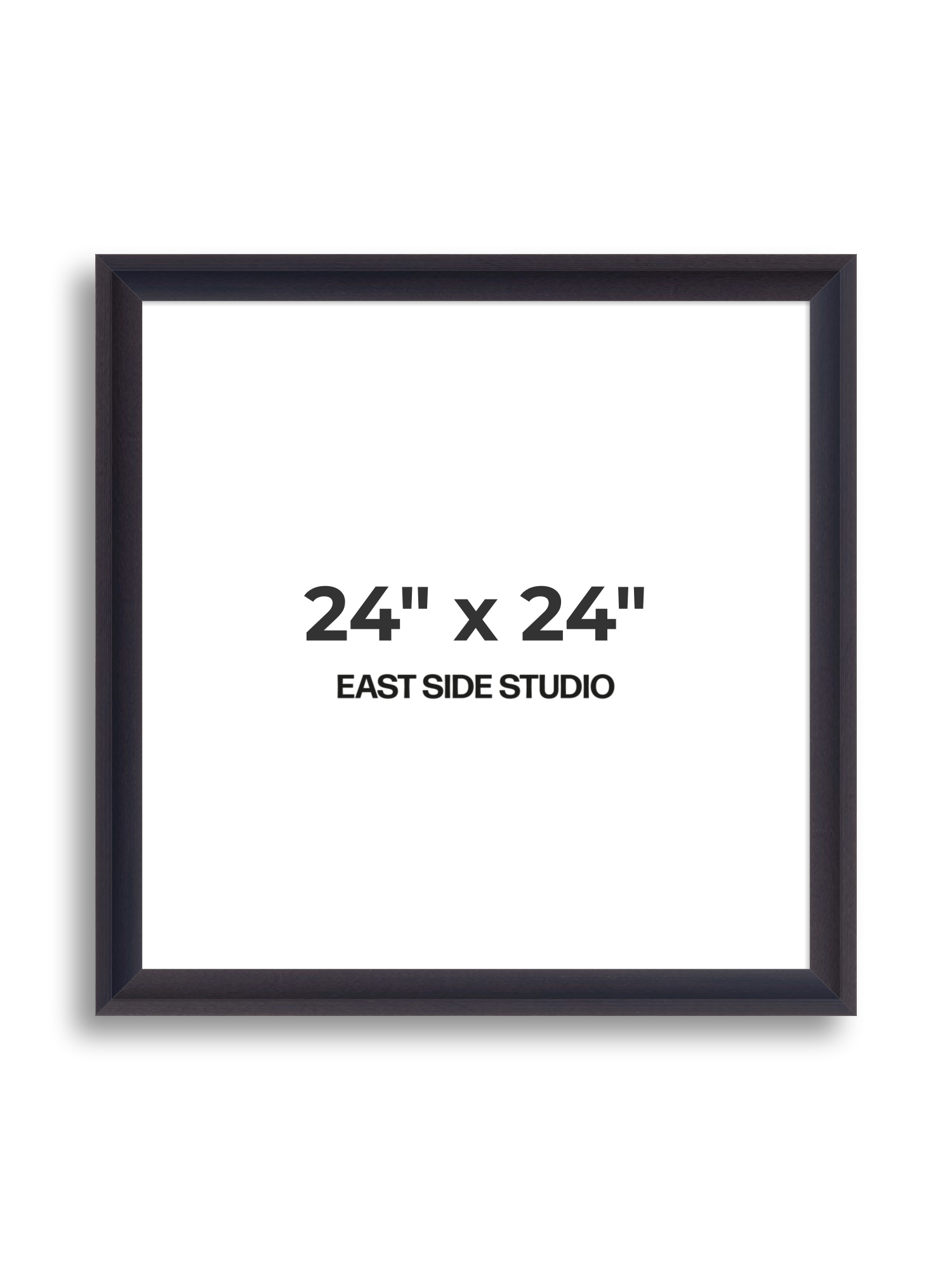 Black 24" x 24" picture frame