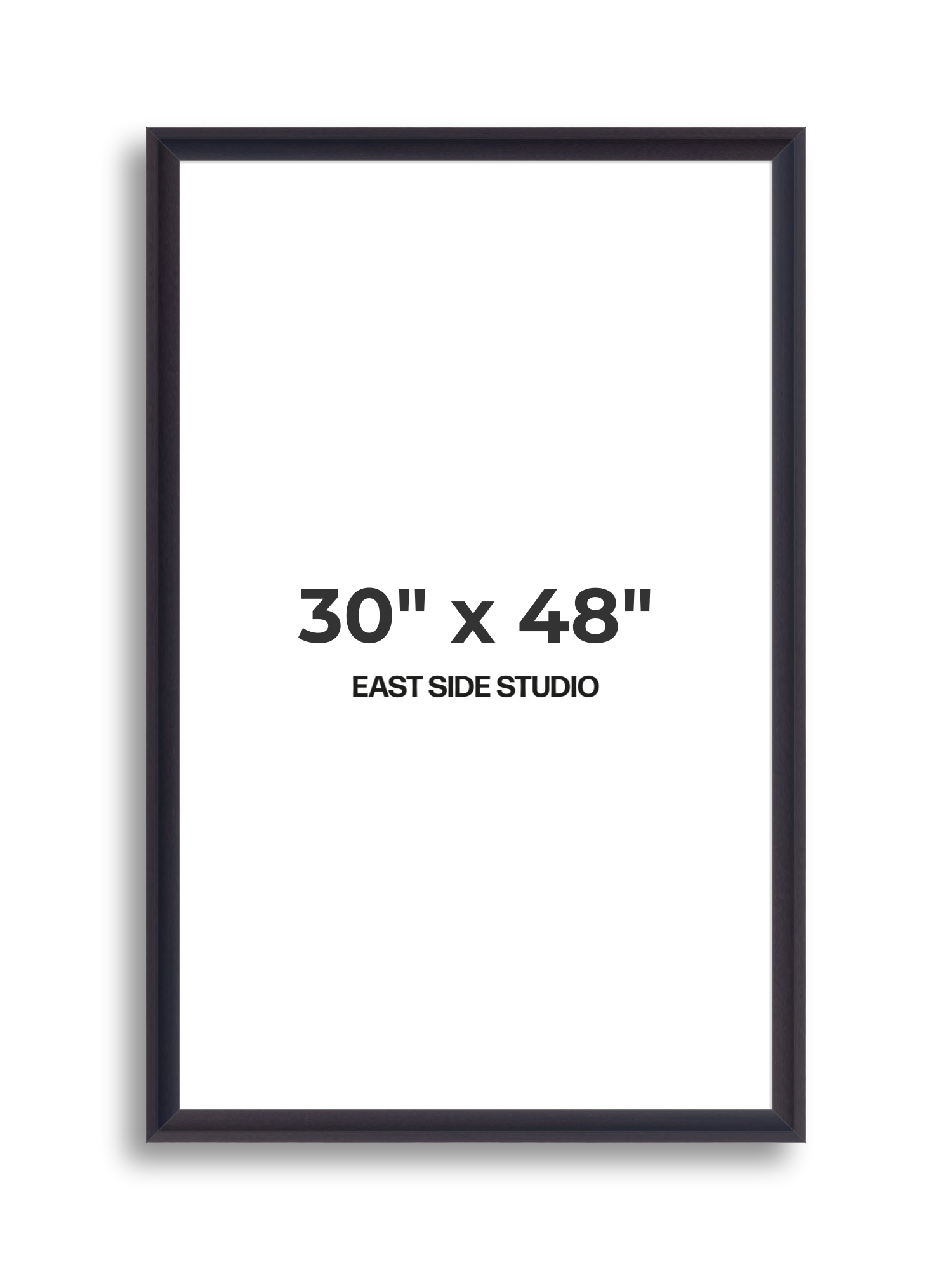 Black 30" x 48" picture frame