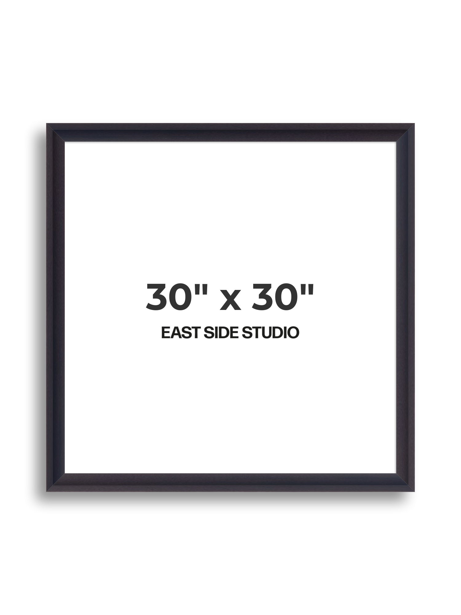 Black 30" x 30" picture frame
