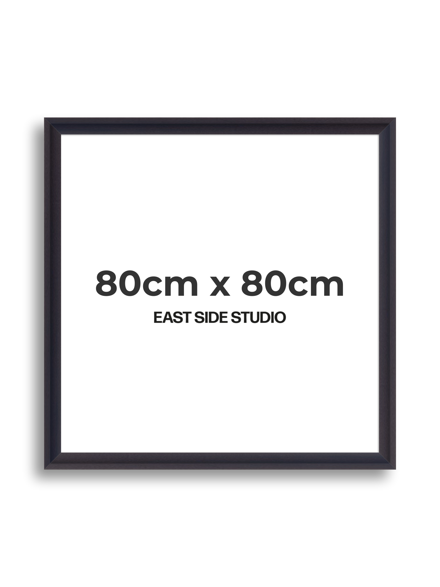 Black 80cm x 80cm picture frame