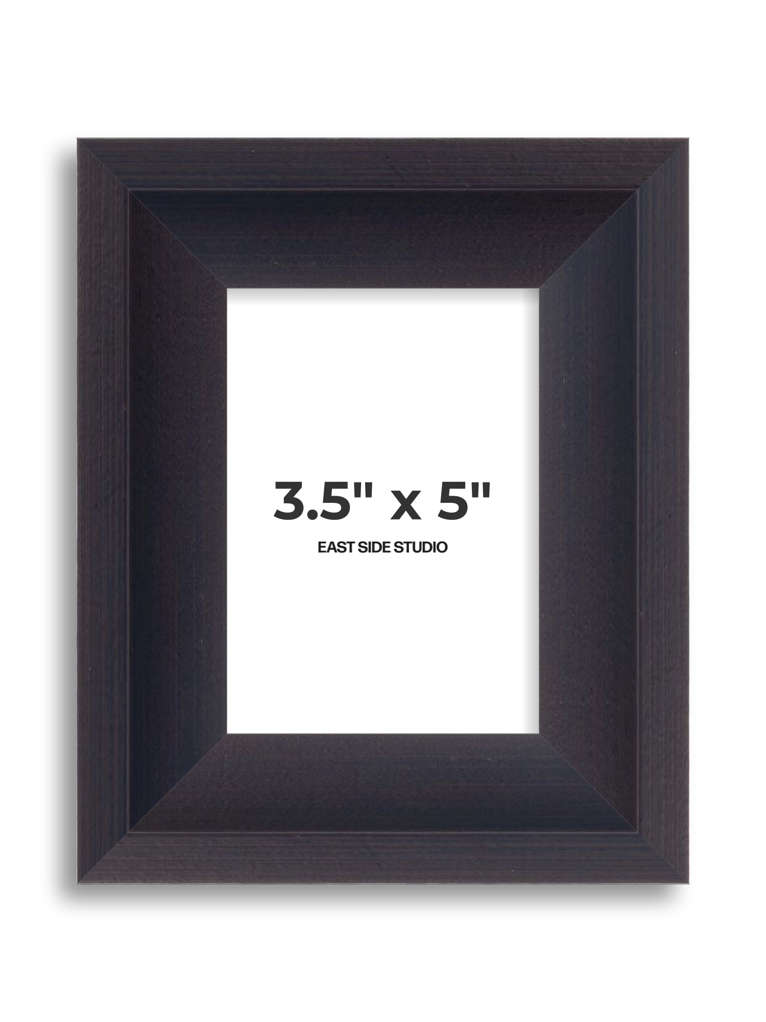 Black 3.5" x 5" picture frame
