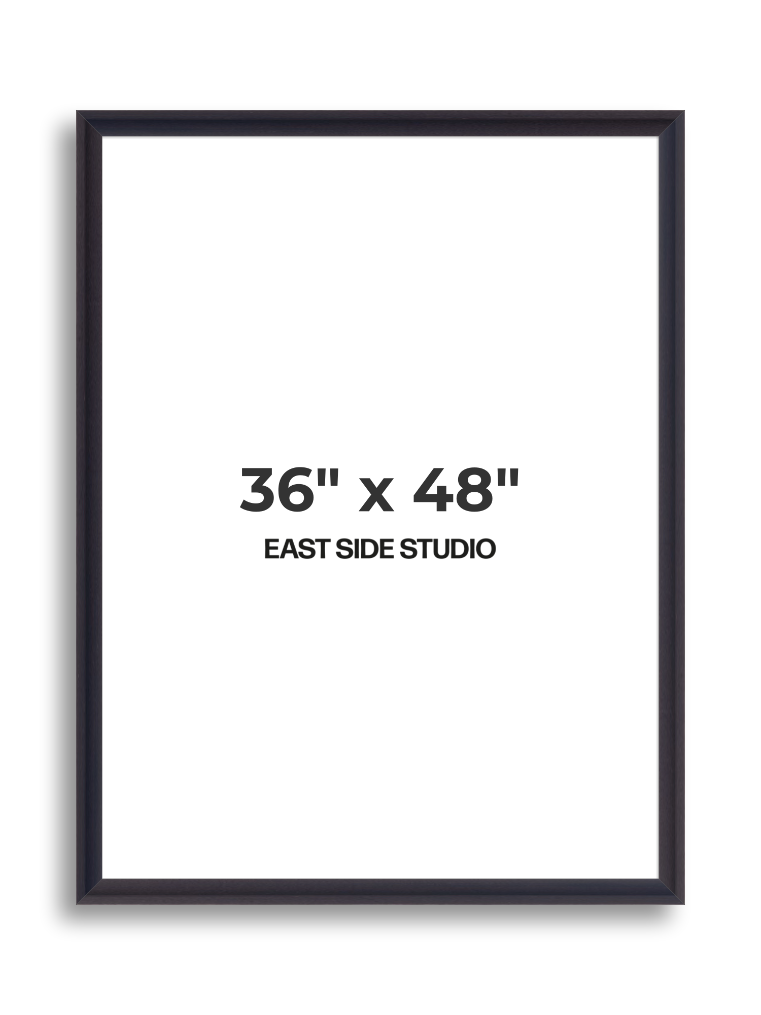 Black 36" x 48" picture frame
