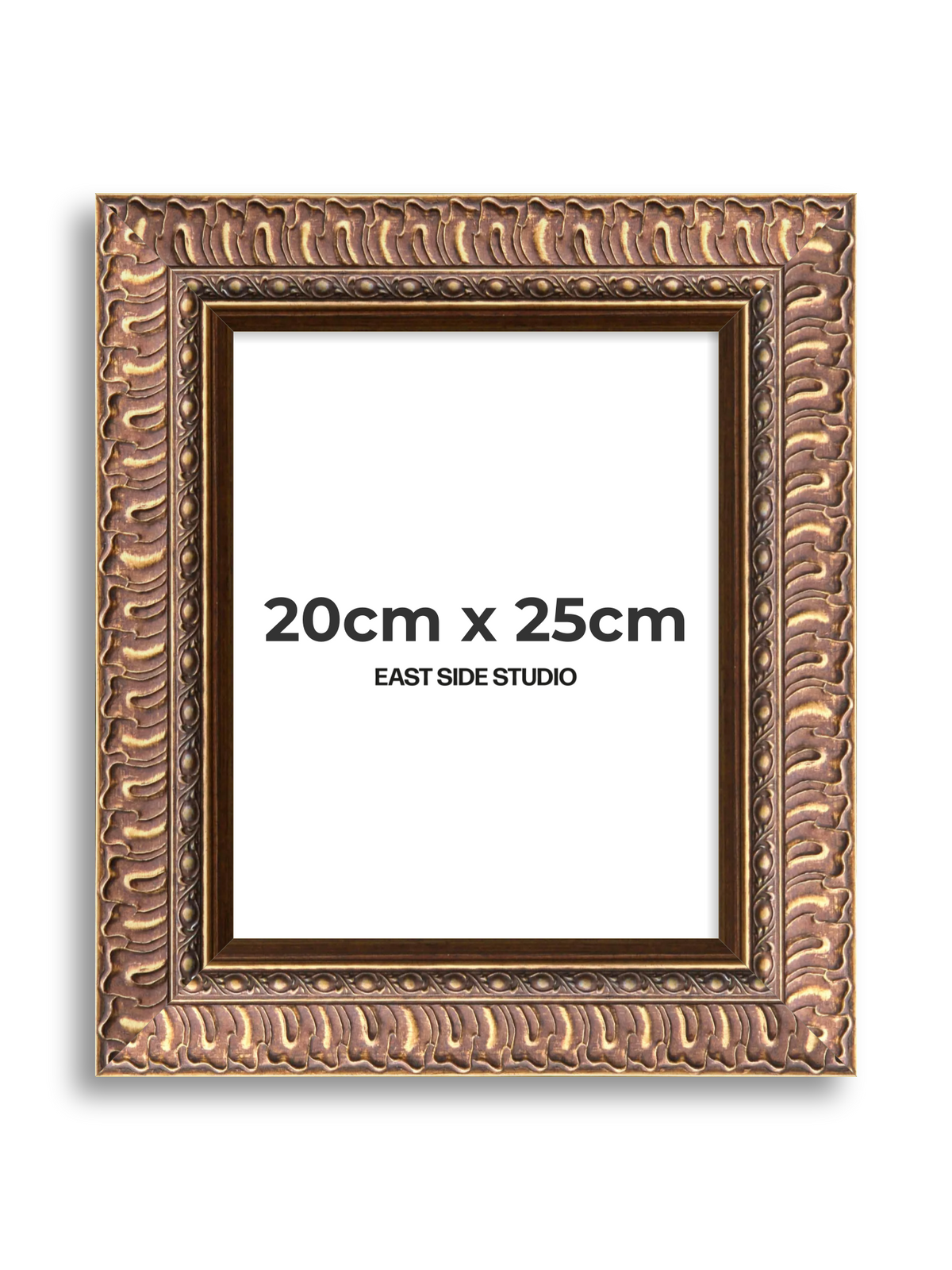 Palmette Burnished Gold 20cm x 25cm picture frame