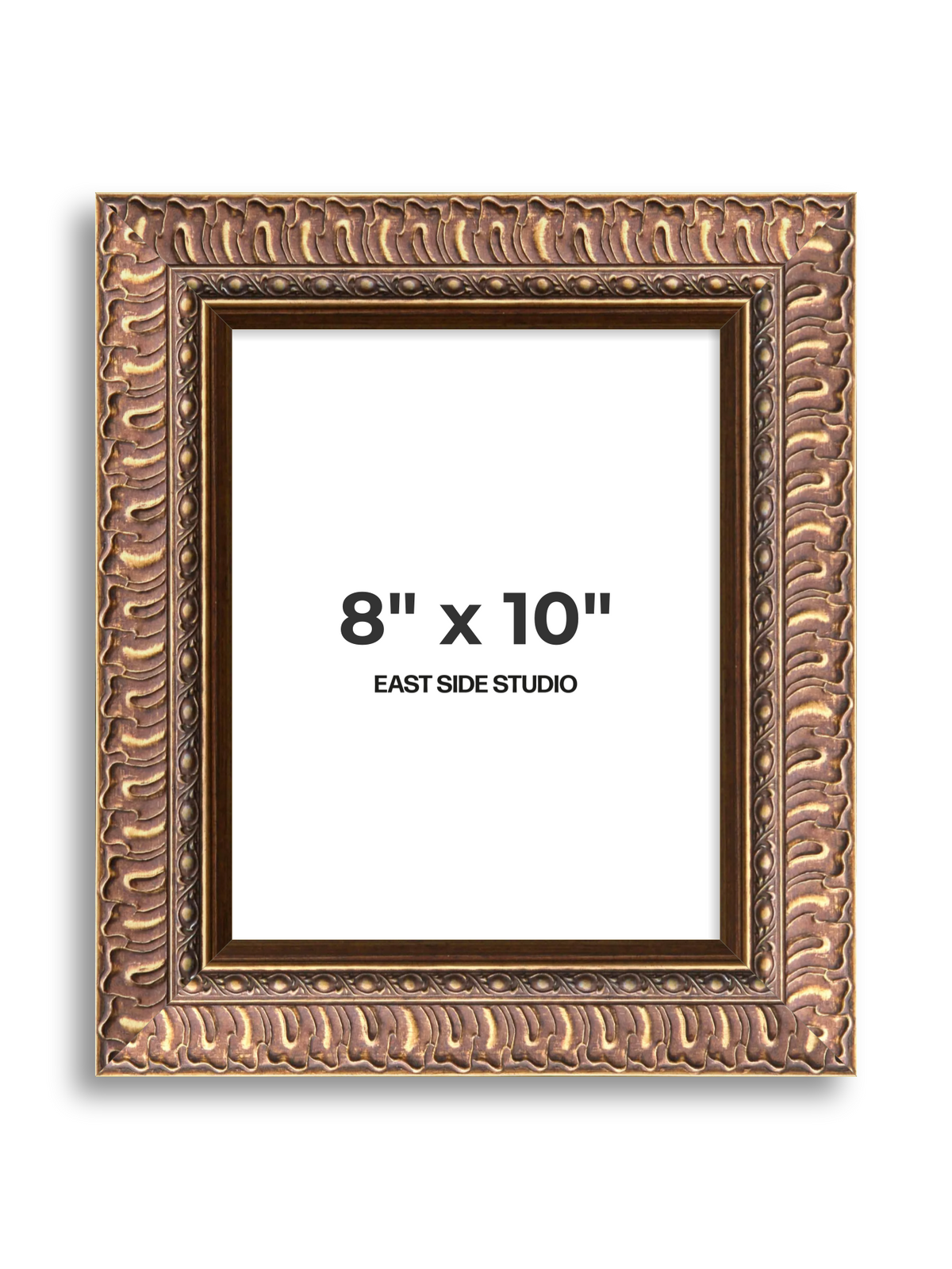 Palmette Burnished Gold 8" x 10" picture frame